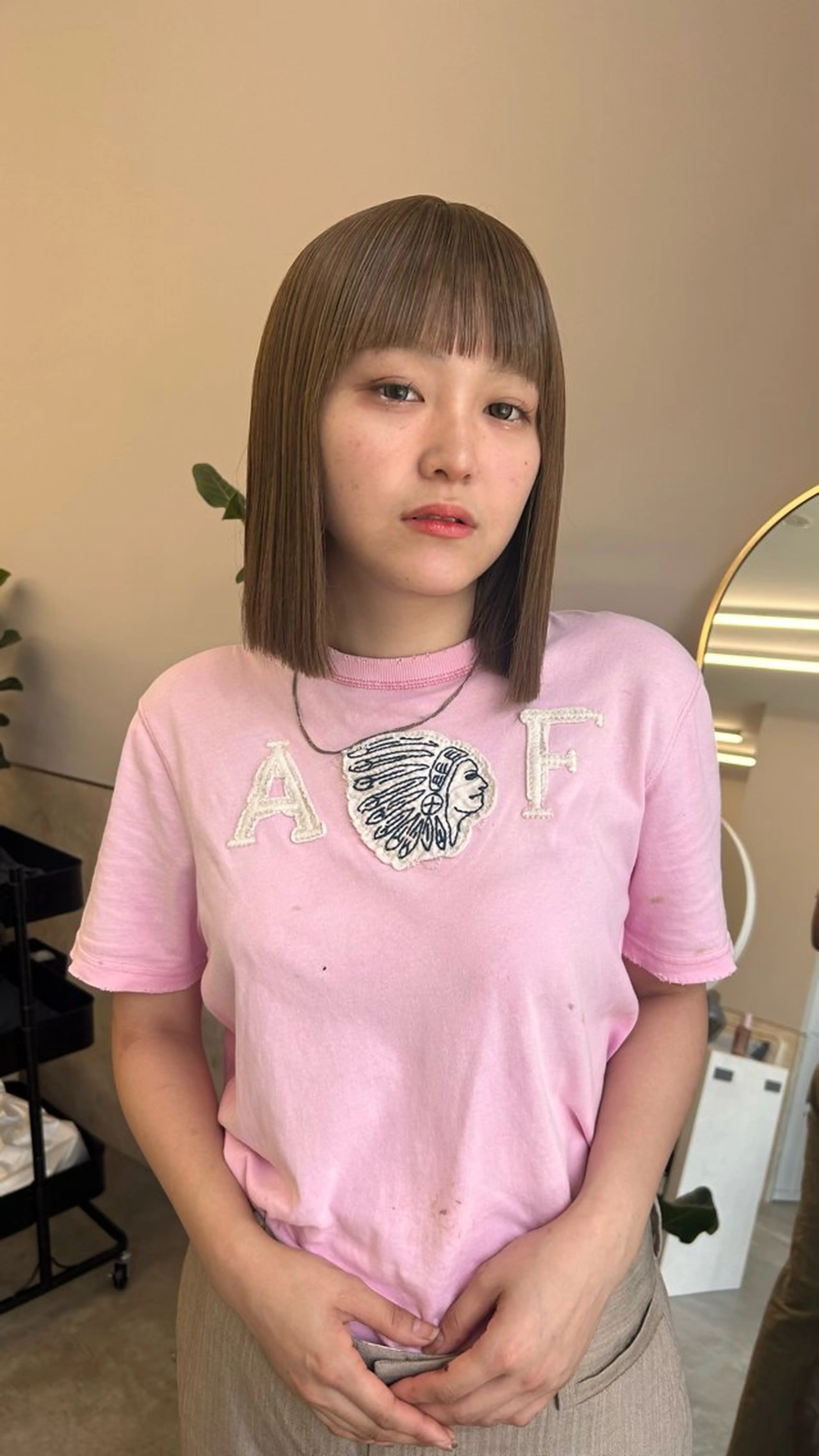 カラー YUKI🎀透明感 カラー/暗髪艶カラーのヘアスタイル