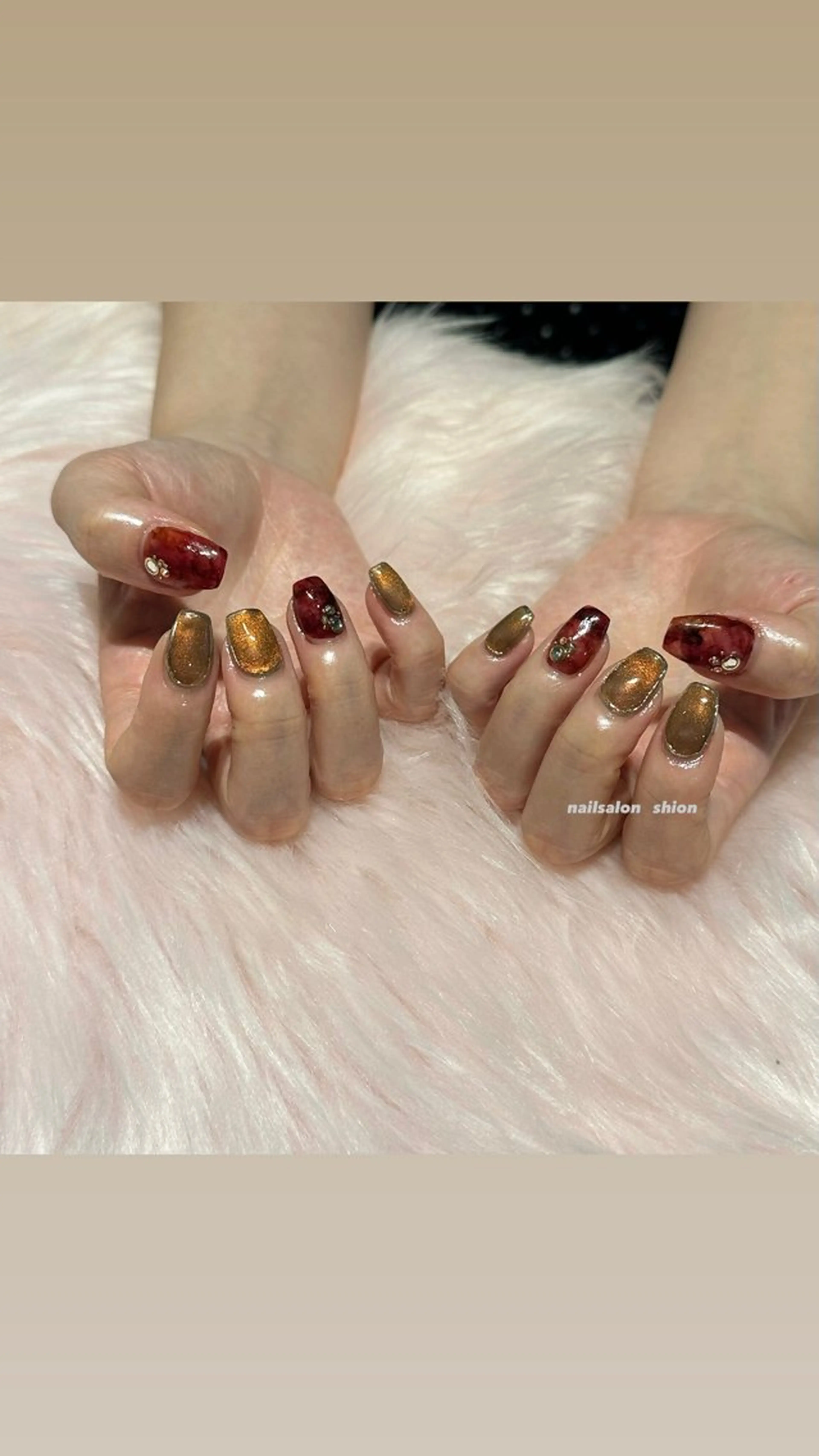 ネイル マグネットネイル ネイルサロンshion所属・ネイリスト CHINATSUのネイルデザイン