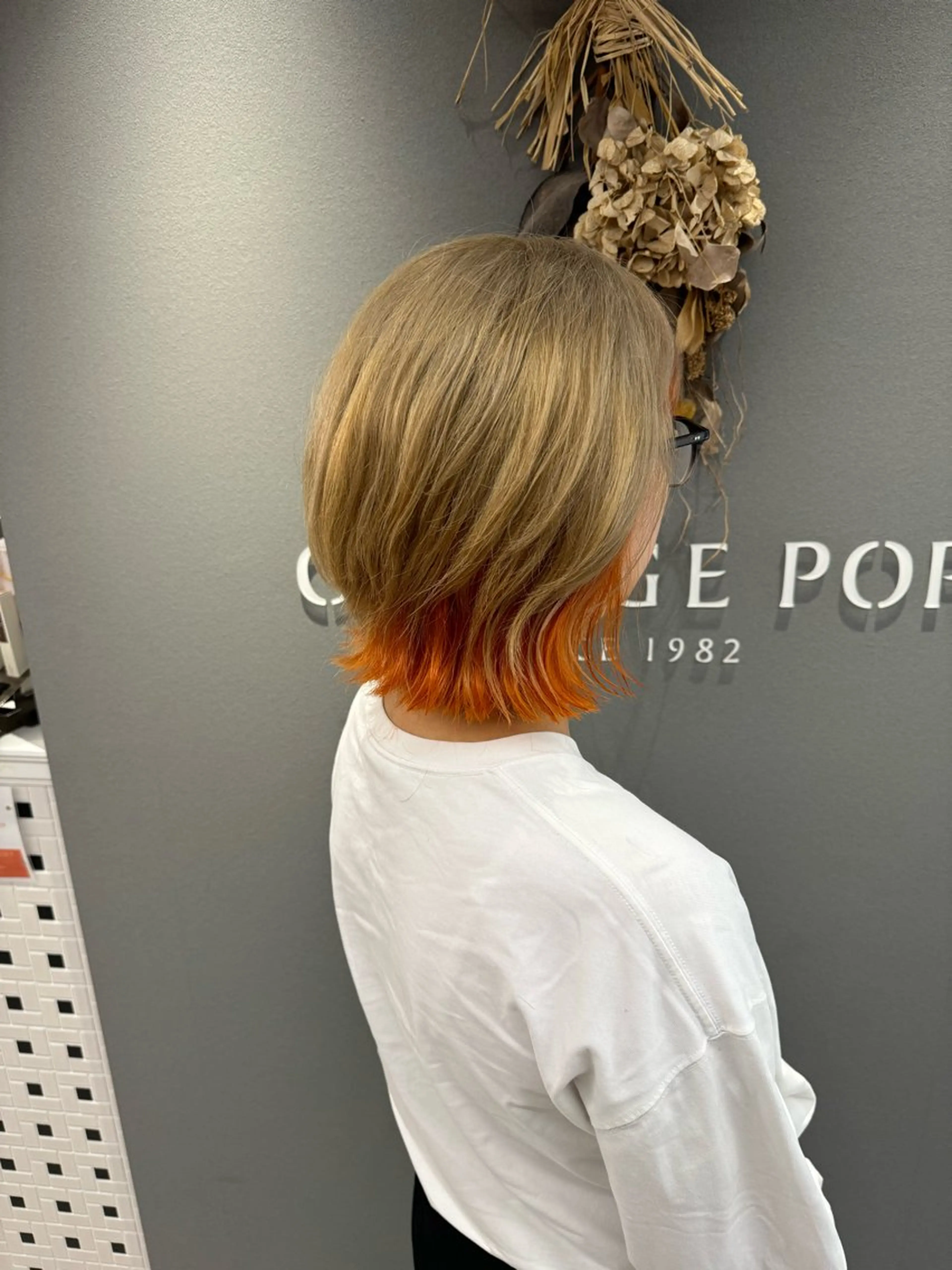 ミディアム カラー 巻ける美髪矯正/ 韓国ヘア/yutaのヘアスタイル