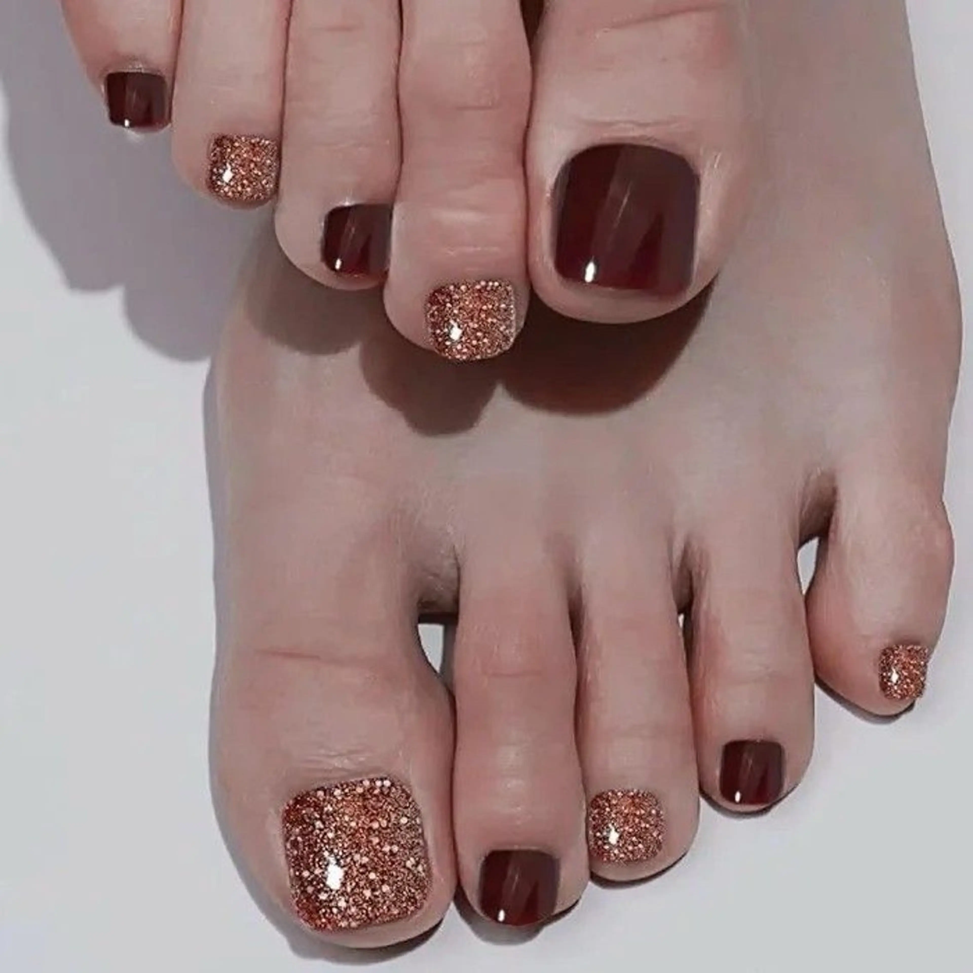 ネイル 韓国ネイル 持ち込み ニュアンスネイル ネイルチップ 冬ネイル フットネイル RINN ANA.CHUOのネイルデザイン