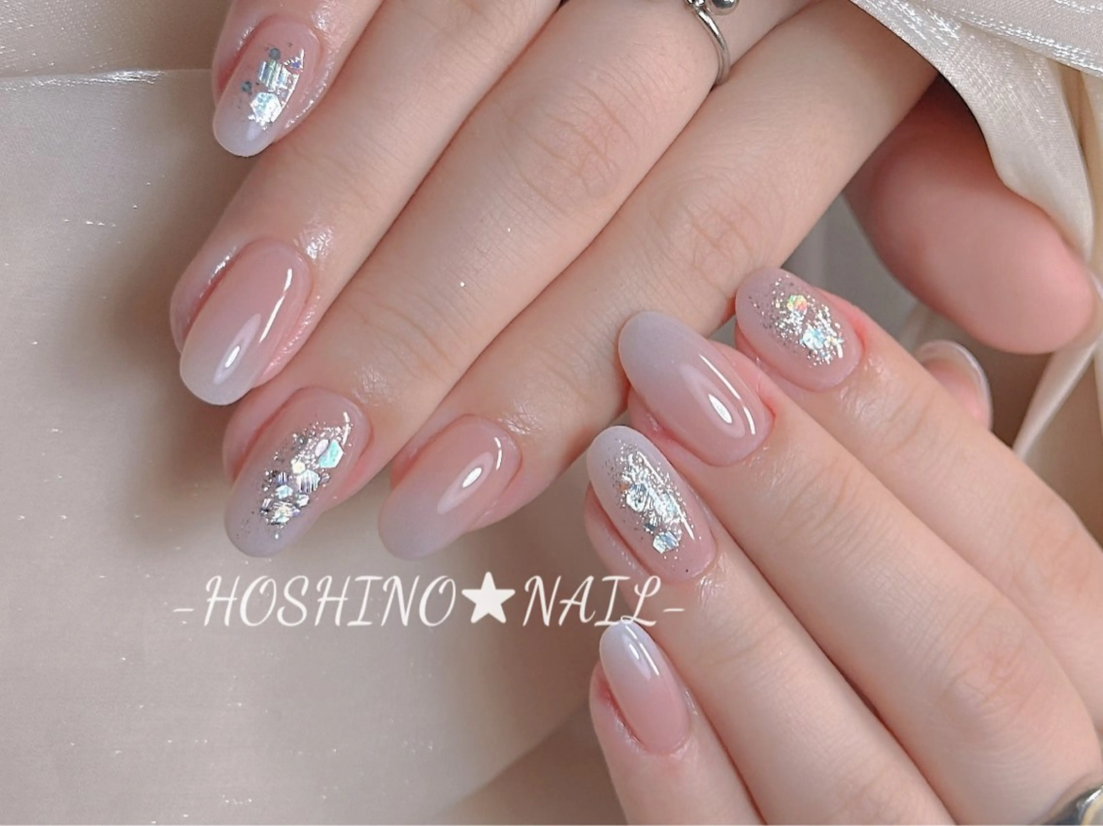 ネイル オーロラネイル チークネイル ドット フットネイル フレンチネイル ハンドネイル ★HOSHINO NAIL★新宿店のネイルデザイン