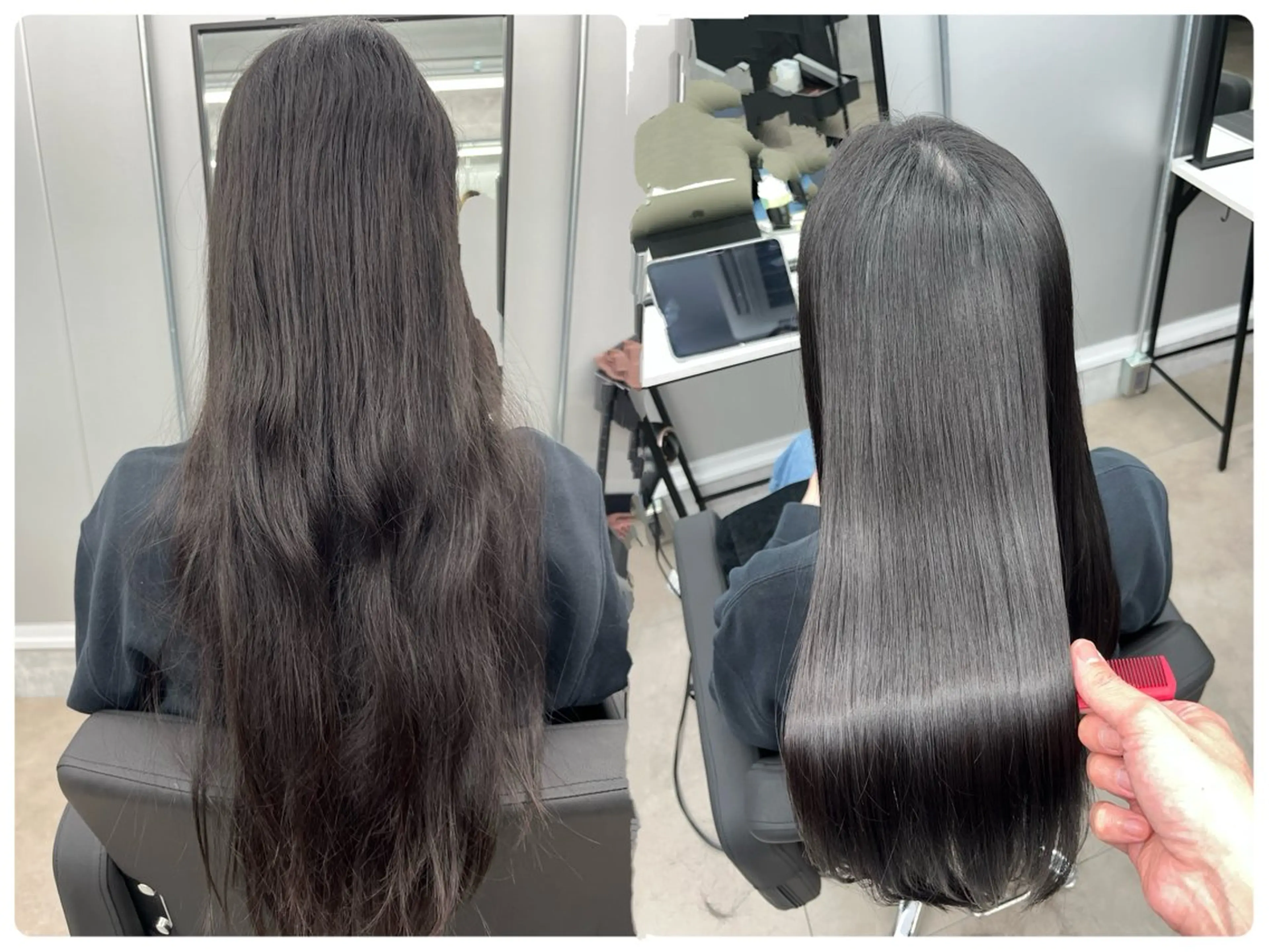 ✨【ご新規様限定】✨カット+髪質改善縮毛矯正+アディクシーカラー+ウルトワトリートメント✨の写真