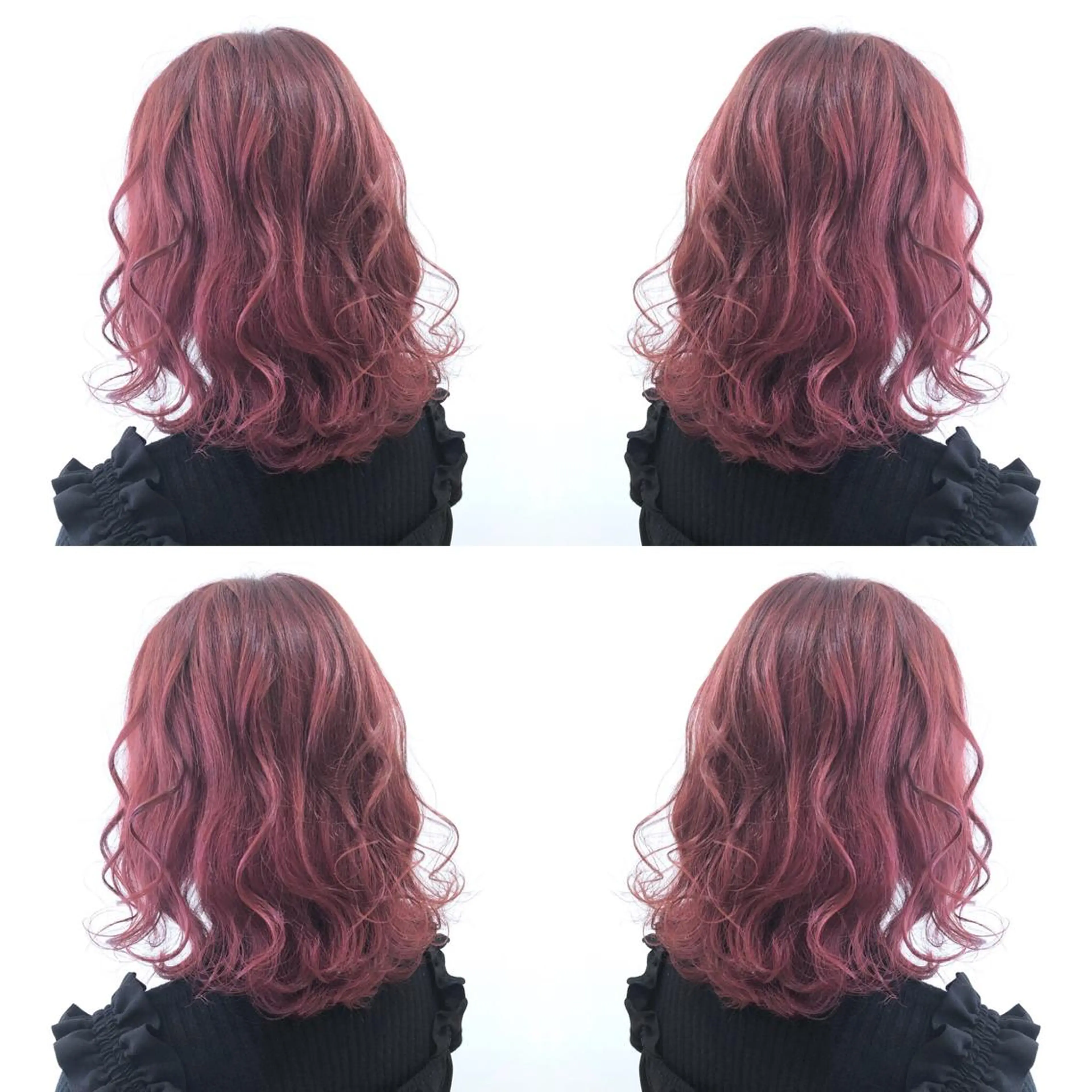 ミディアム カラー ブリーチ ケアブリーチ レッドカラー 🌈ぷる艶カラー🌈 髪質改善👑柳沼尚貴のヘアスタイル