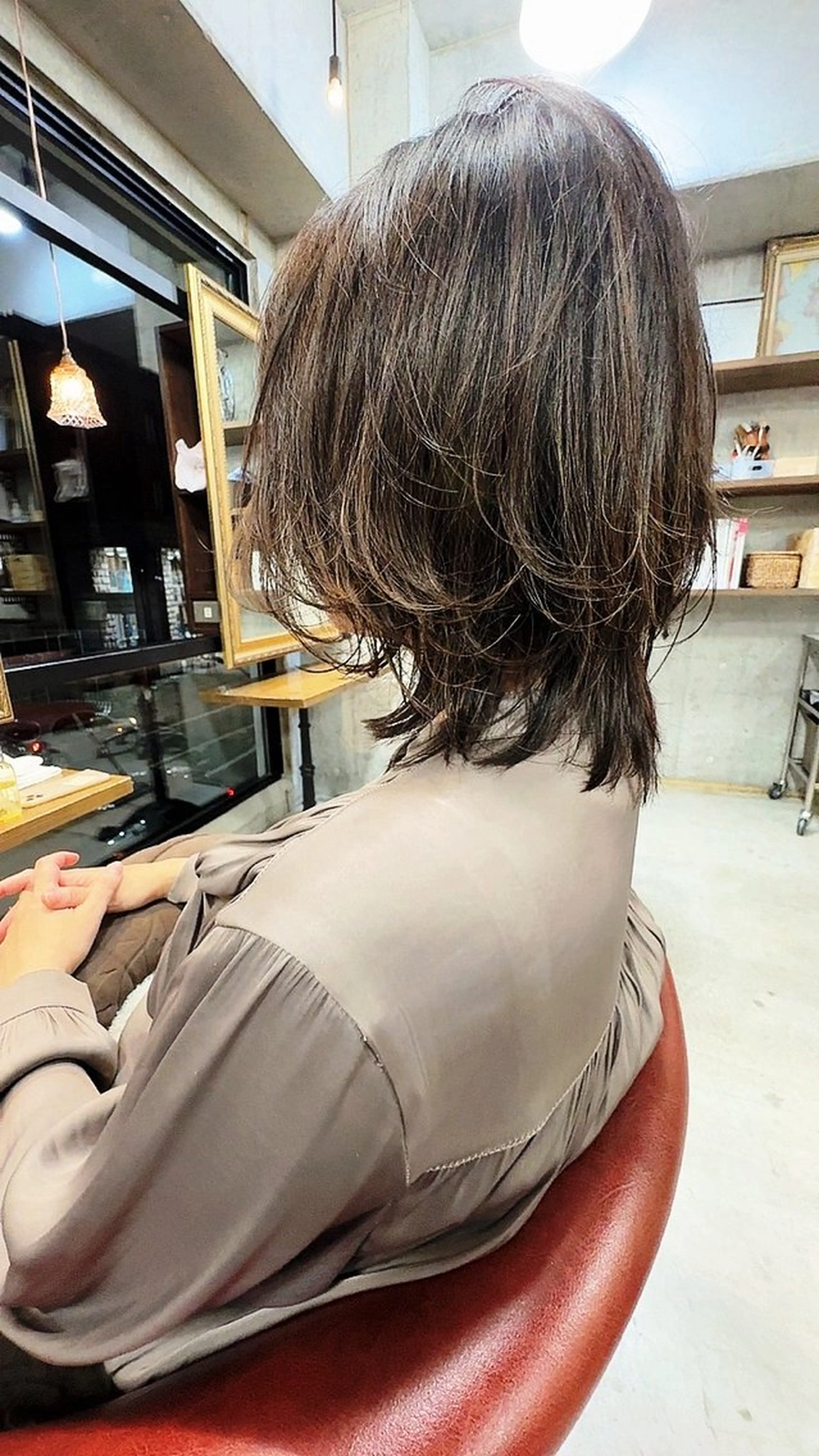 ミディアム カラー パーマ オーナースタイリスト 佐藤のヘアスタイル