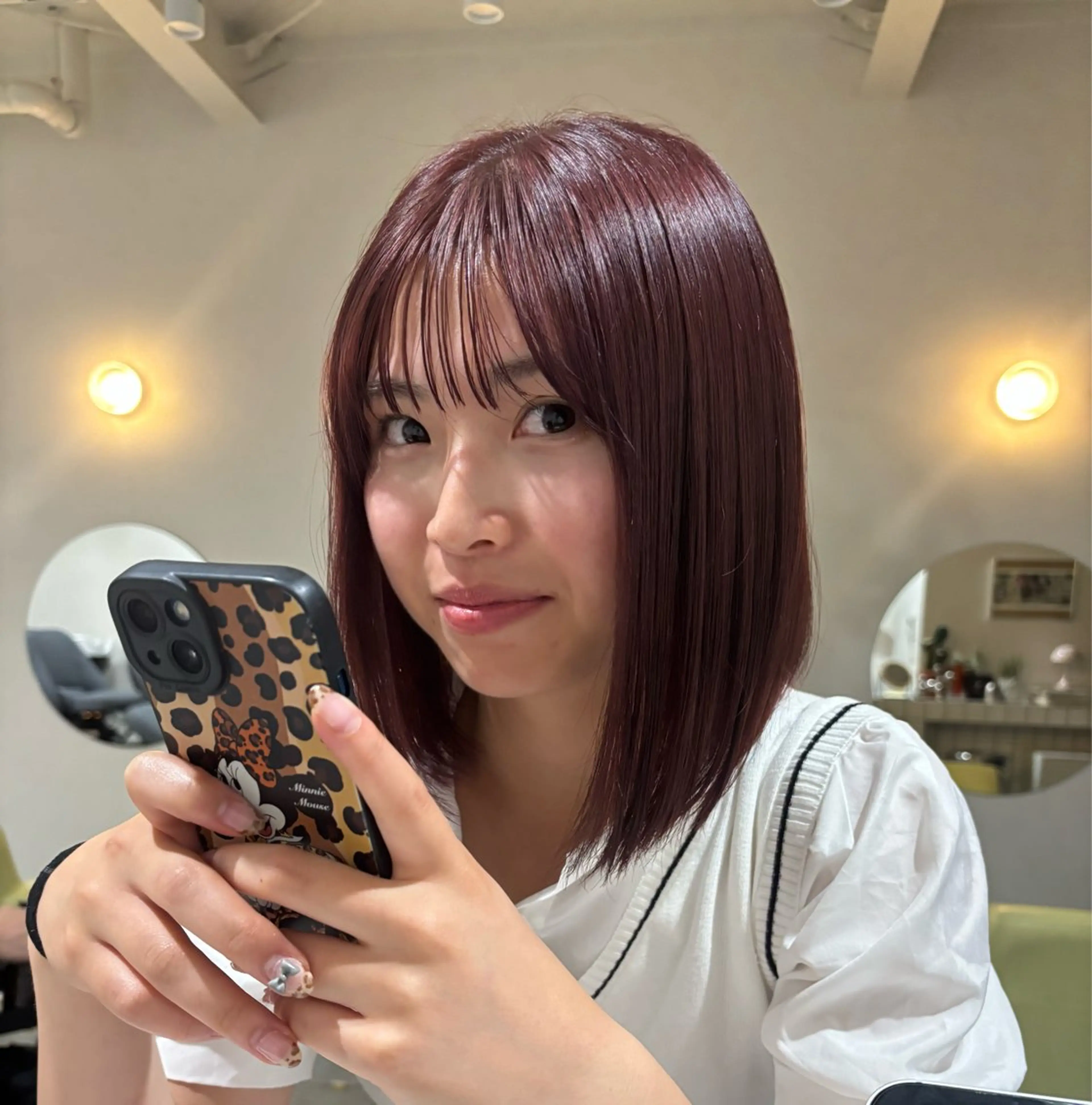 【🧣ミニモ学割！】似合わせプチカット+ダメージレスプレミアムケアカラー+パーソナルトリートメントの写真