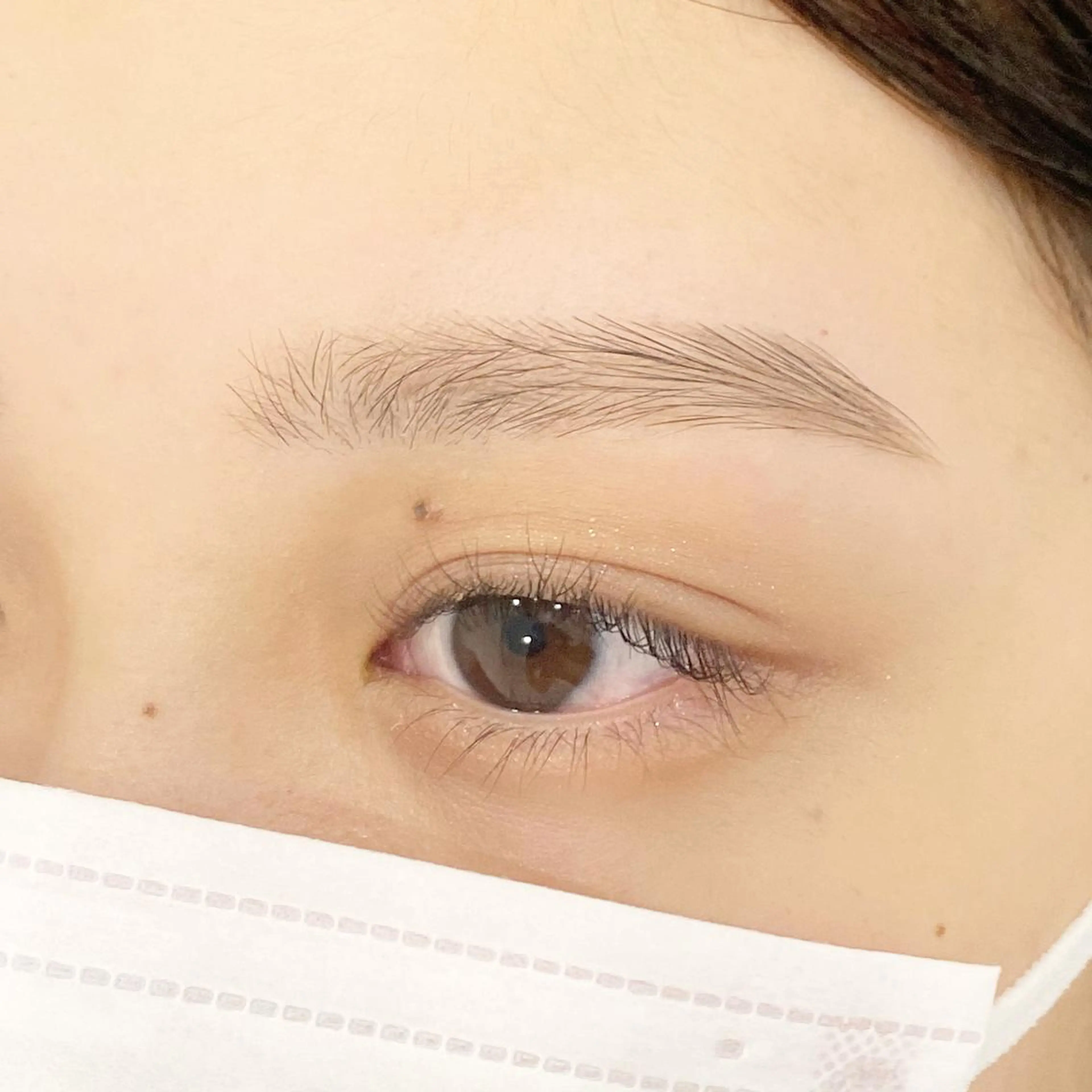 ミディアム カラー パーマ ヘアアレンジ メンズ ネイル マツエク・マツパ アイブロウ elblink　/ risaのマツエク・マツパデザイン