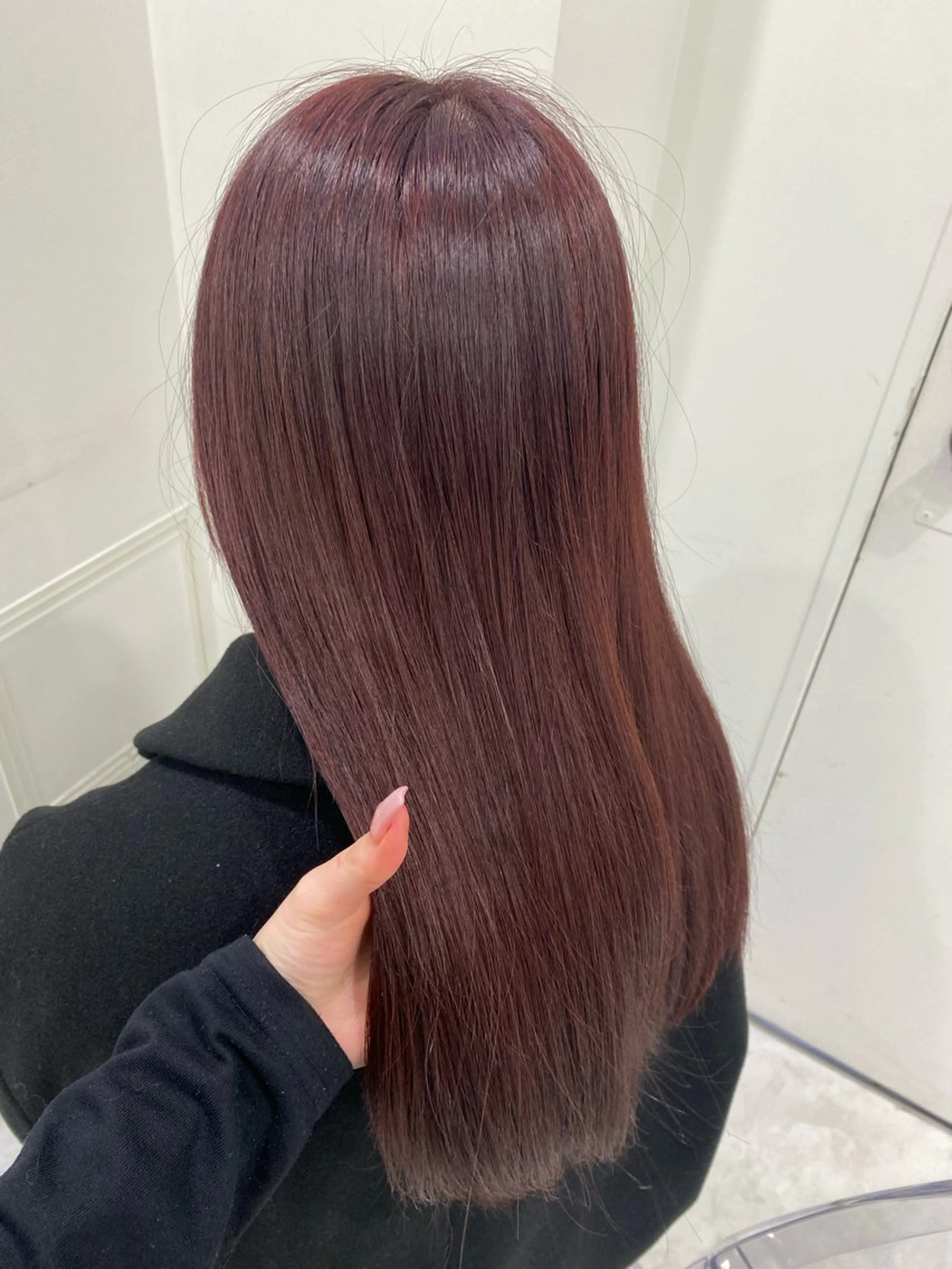 ロング カラー ガーリー♡女の子っぽ ヘア♡ピンクカラー♡のヘアスタイル