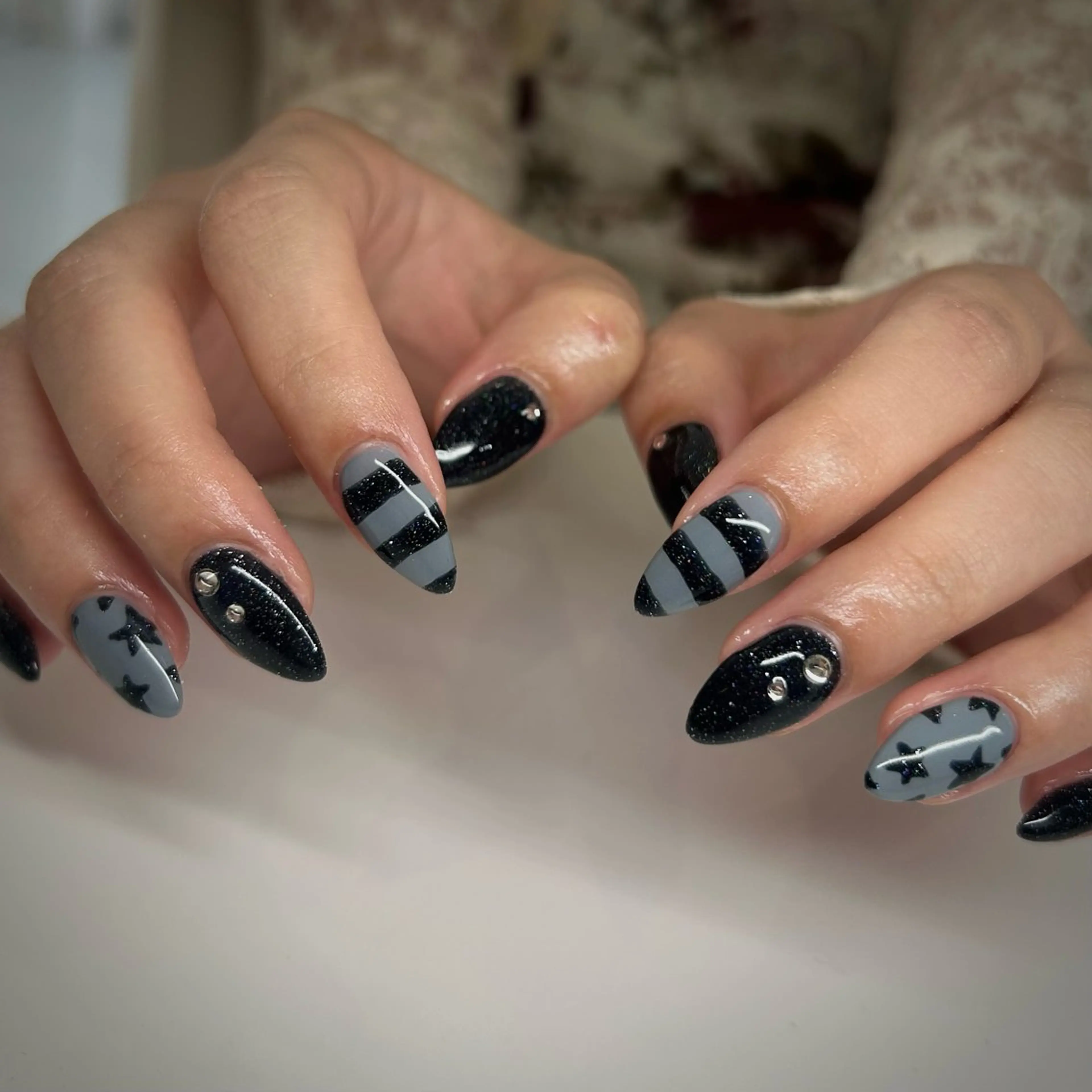 ネイル ハロウィン ハンドネイル Uzuki ／ROCCOnailのネイルデザイン