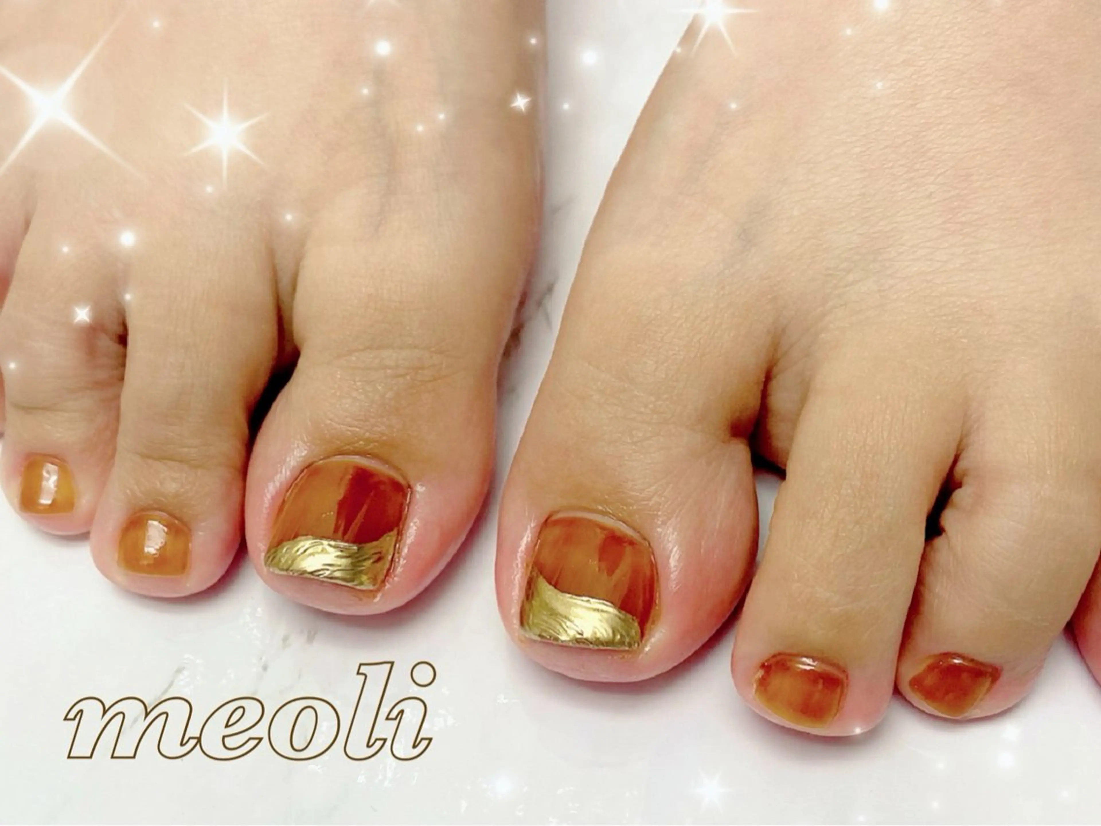 ネイル フットネイル nail salon meoli メグのネイルデザイン