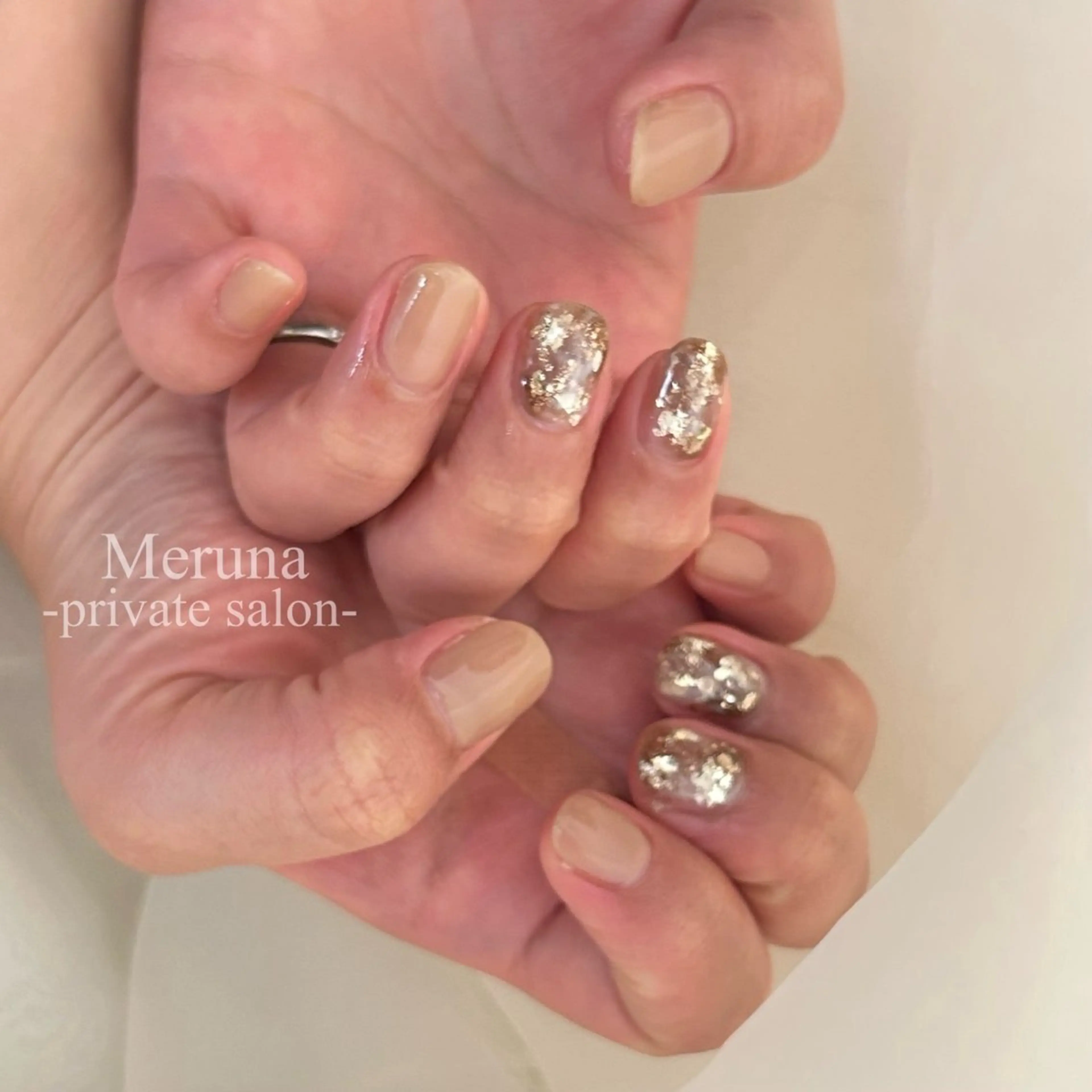 ネイル ニュアンスネイル ハンドネイル Meruna .ﾒﾙｰﾅ.のネイルデザイン