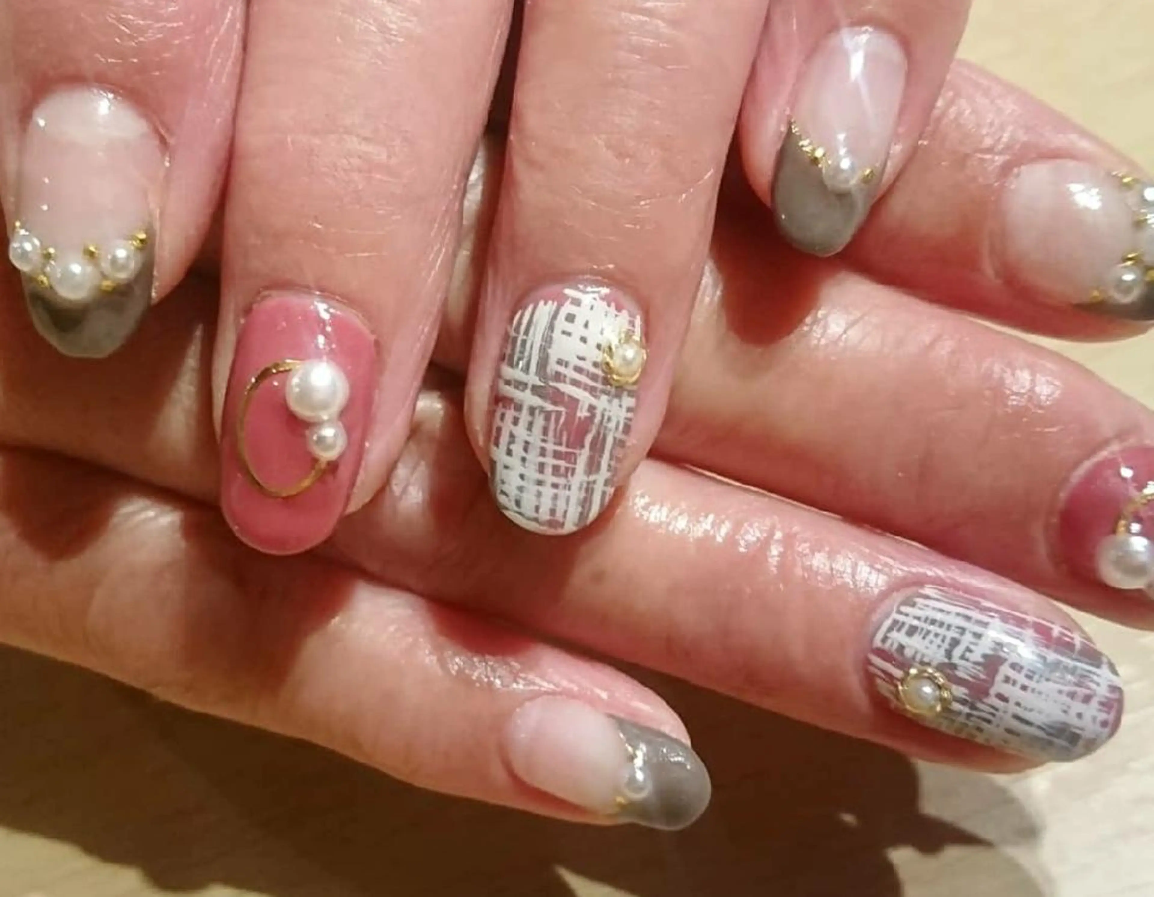 ネイル ツイードネイル Nail Space R所属・ネイルスペースR 小林のネイルデザイン