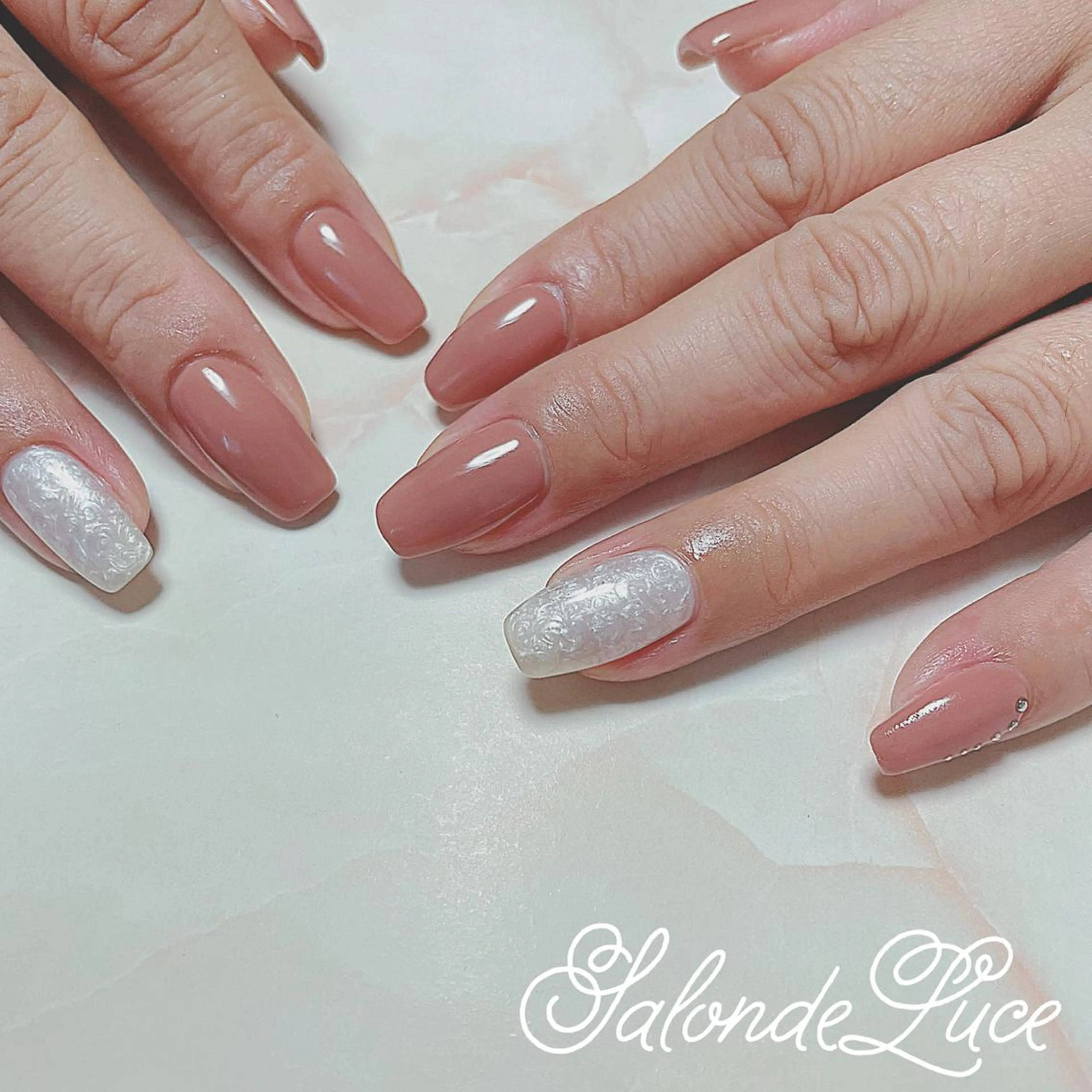 ネイル ワンカラーネイル Salon de Luceのネイルデザイン