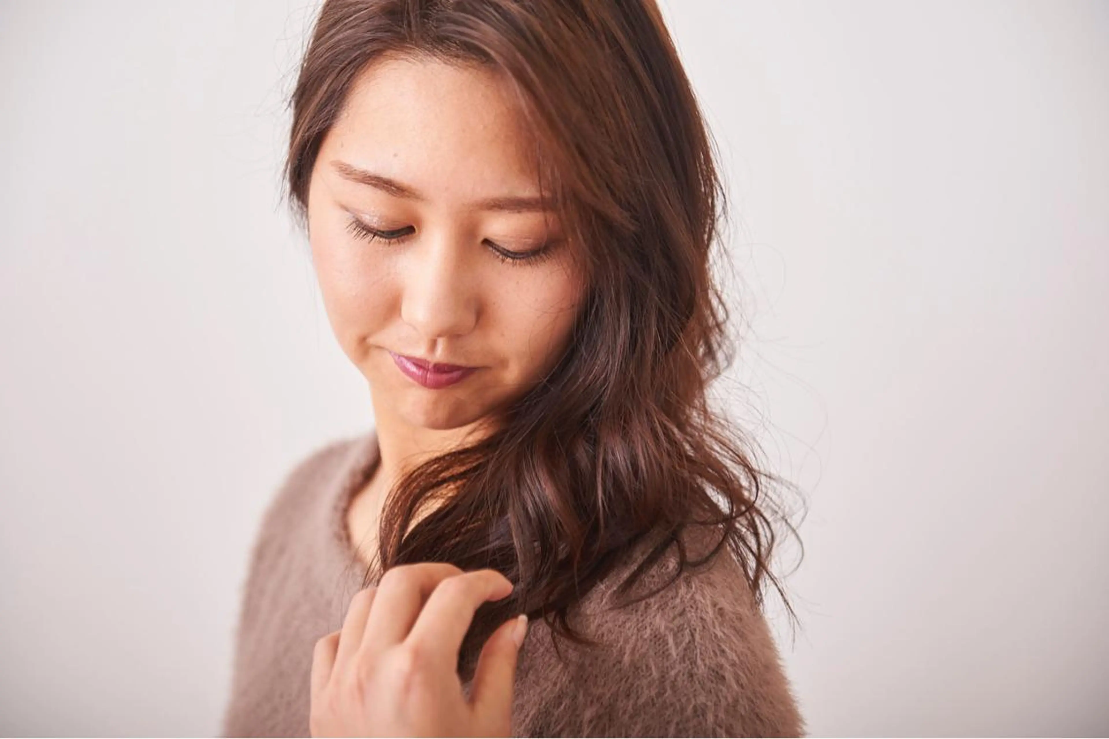 セミロング カラー 中村 卓也のヘアスタイル