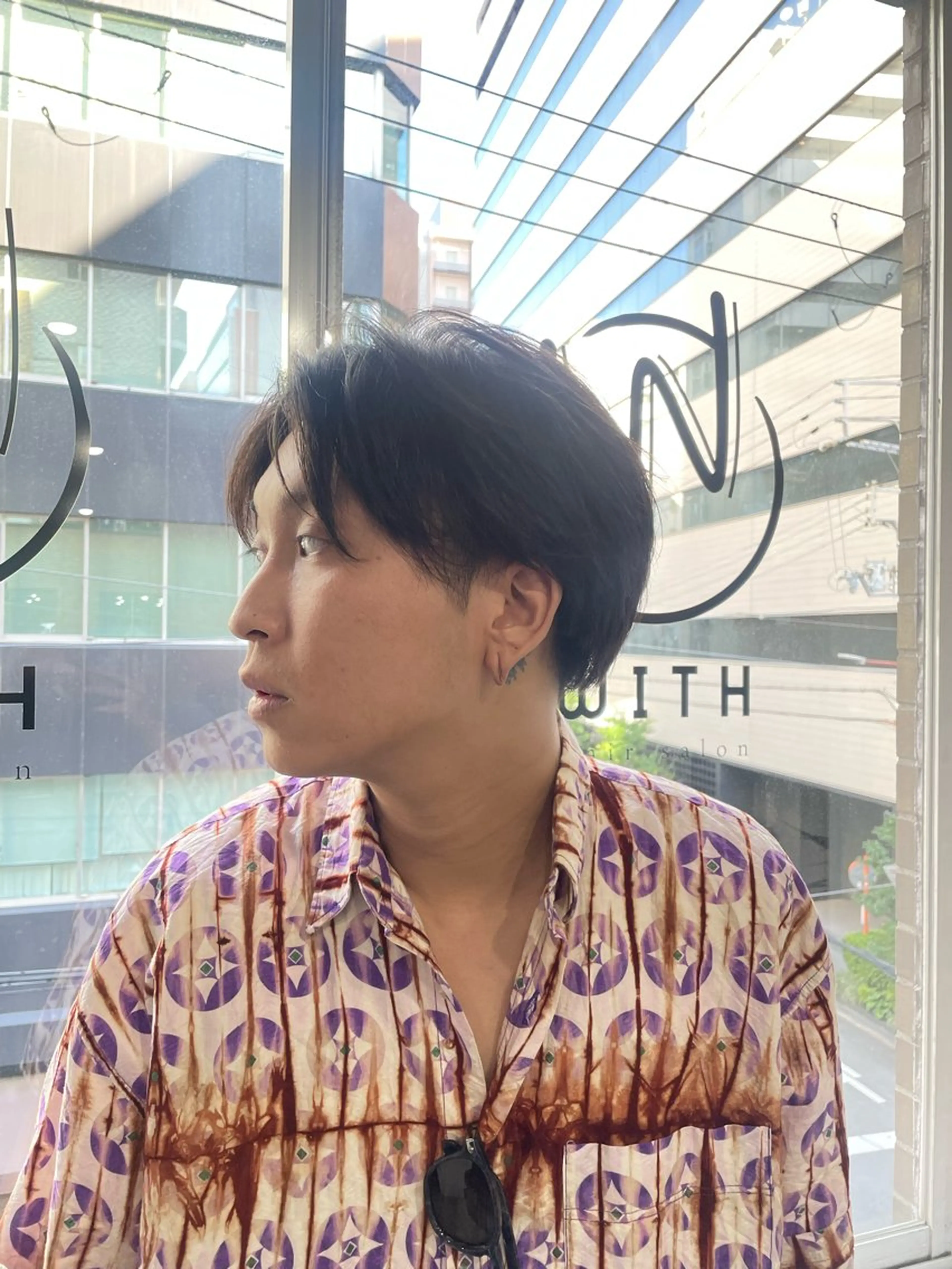 ショート メンズ センターパート マッシュ カット WITH所属・WITH 新町 店長 masaのヘアスタイル