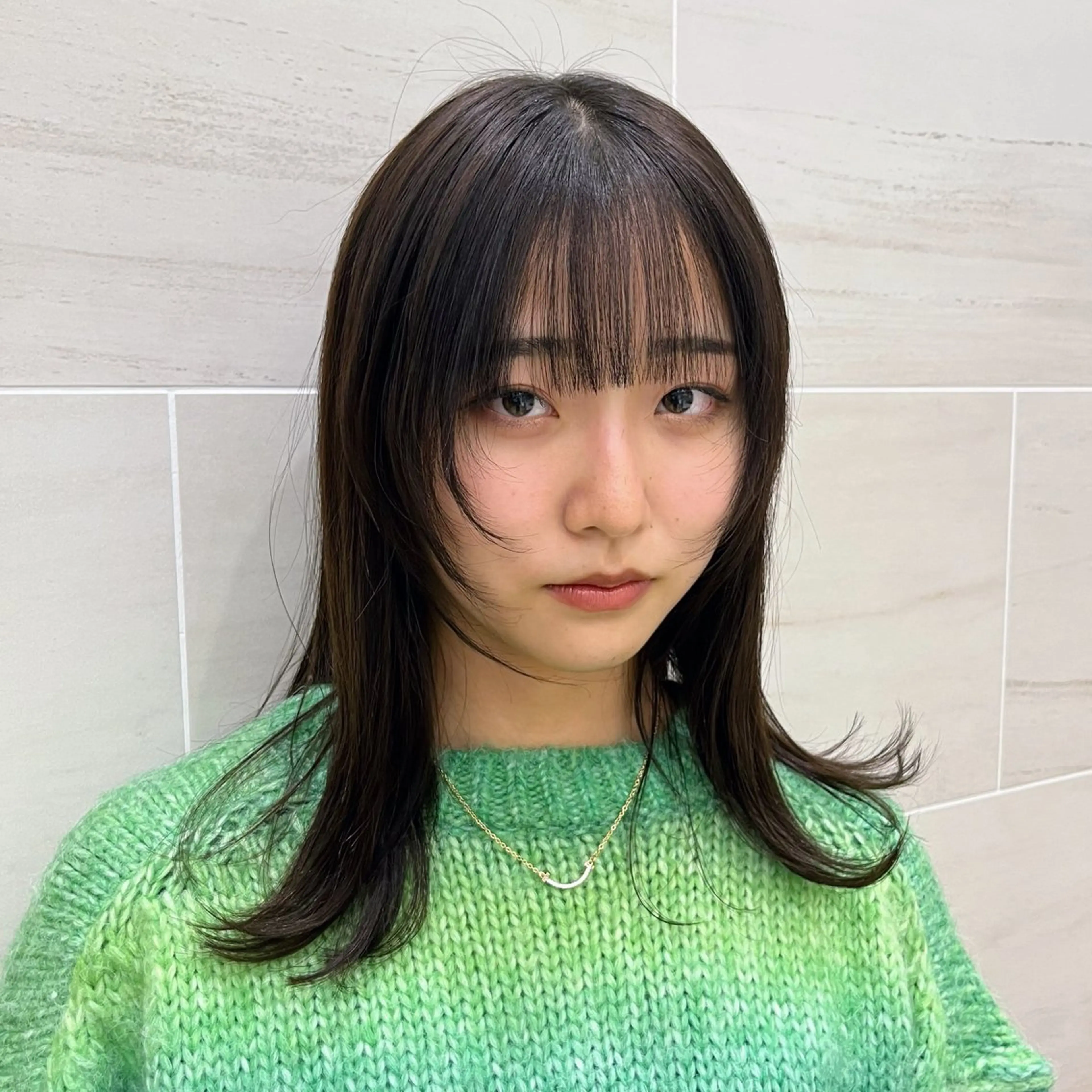 セミロング 押上/ショート・ボブ /パーマ/山口卓朗のヘアスタイル