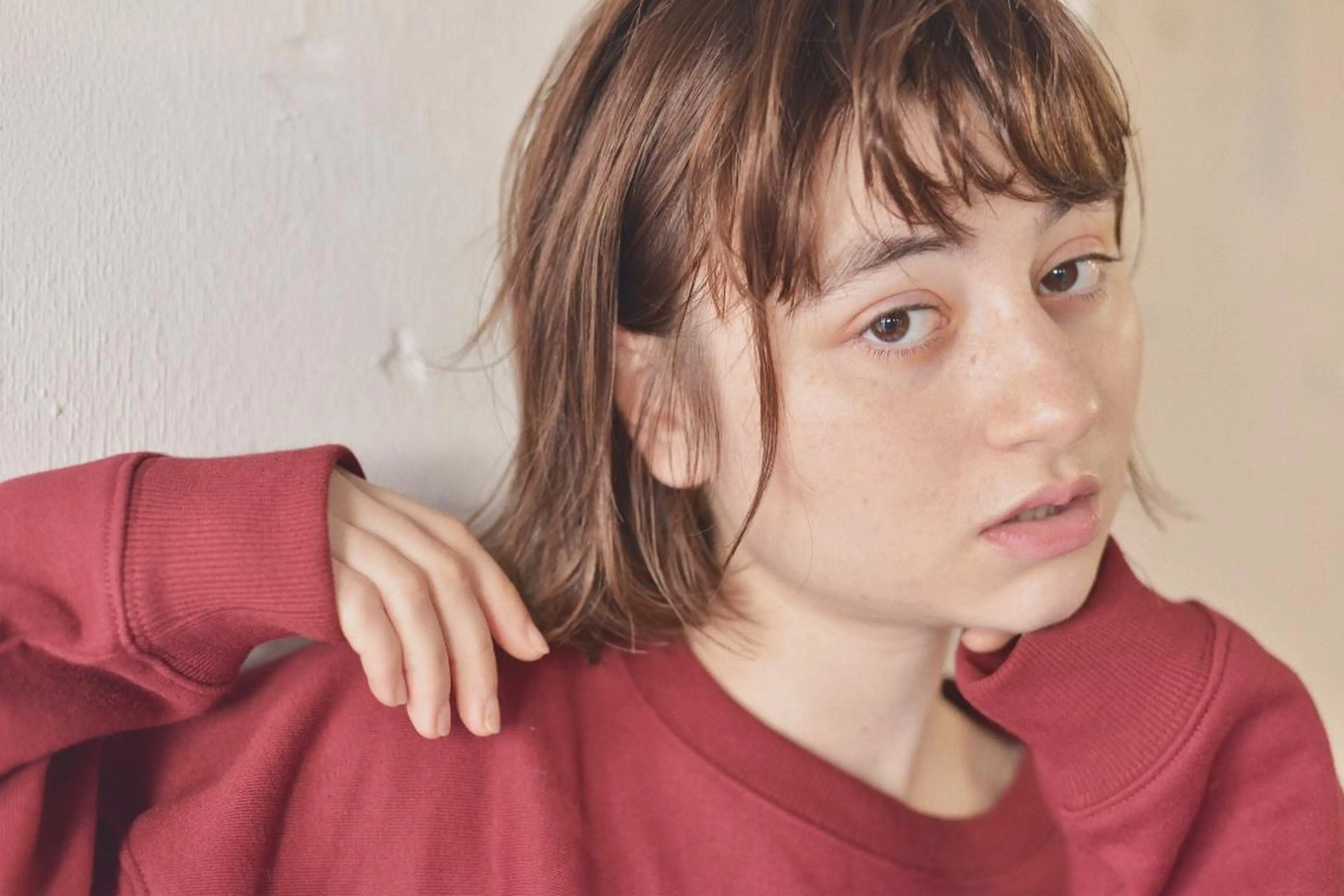 ミディアム カラー サイトウ ジュンヤのヘアスタイル