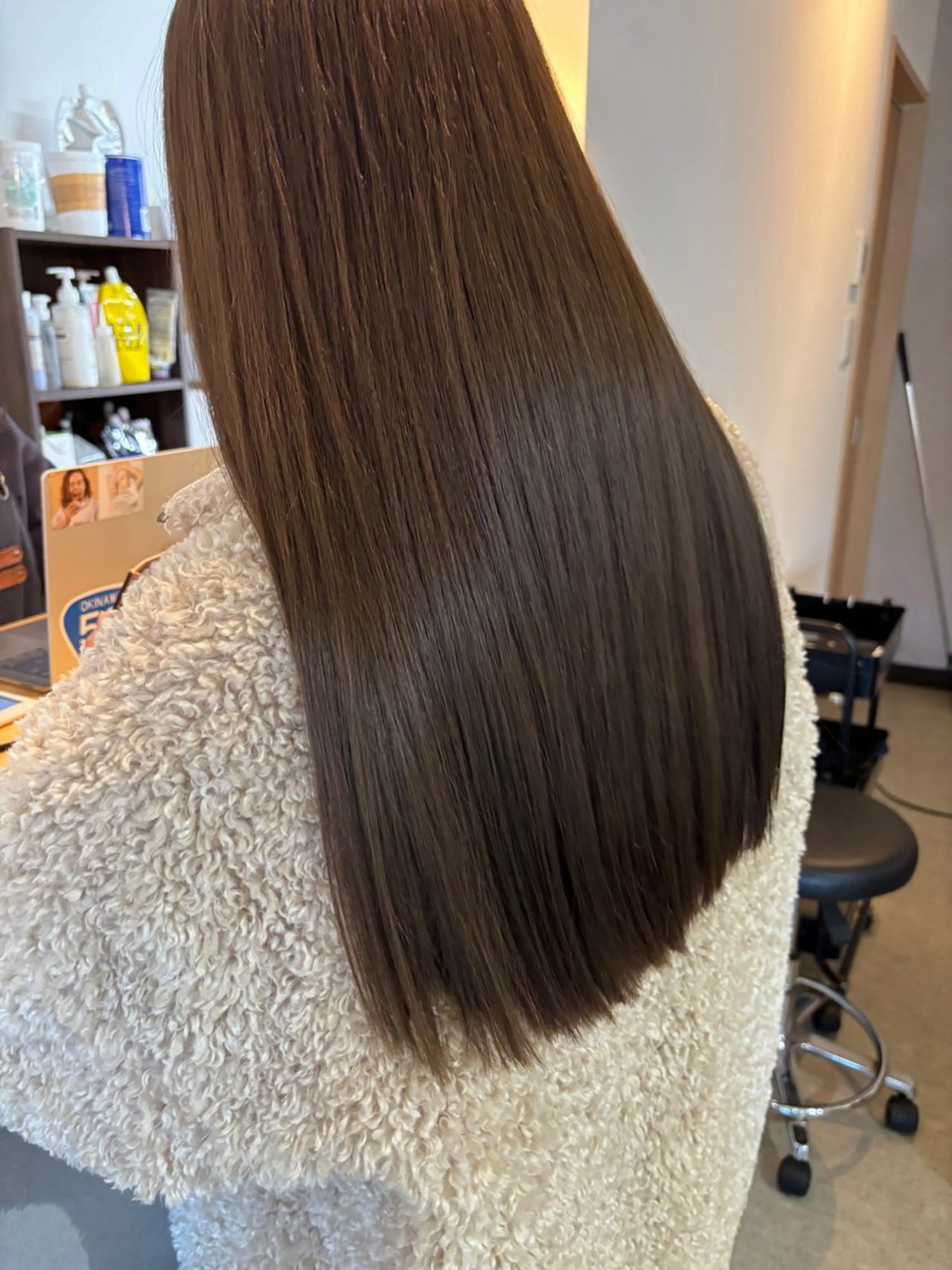 ロング カラー ブリーチカラー🤍 髪質改善🌟のヘアスタイル