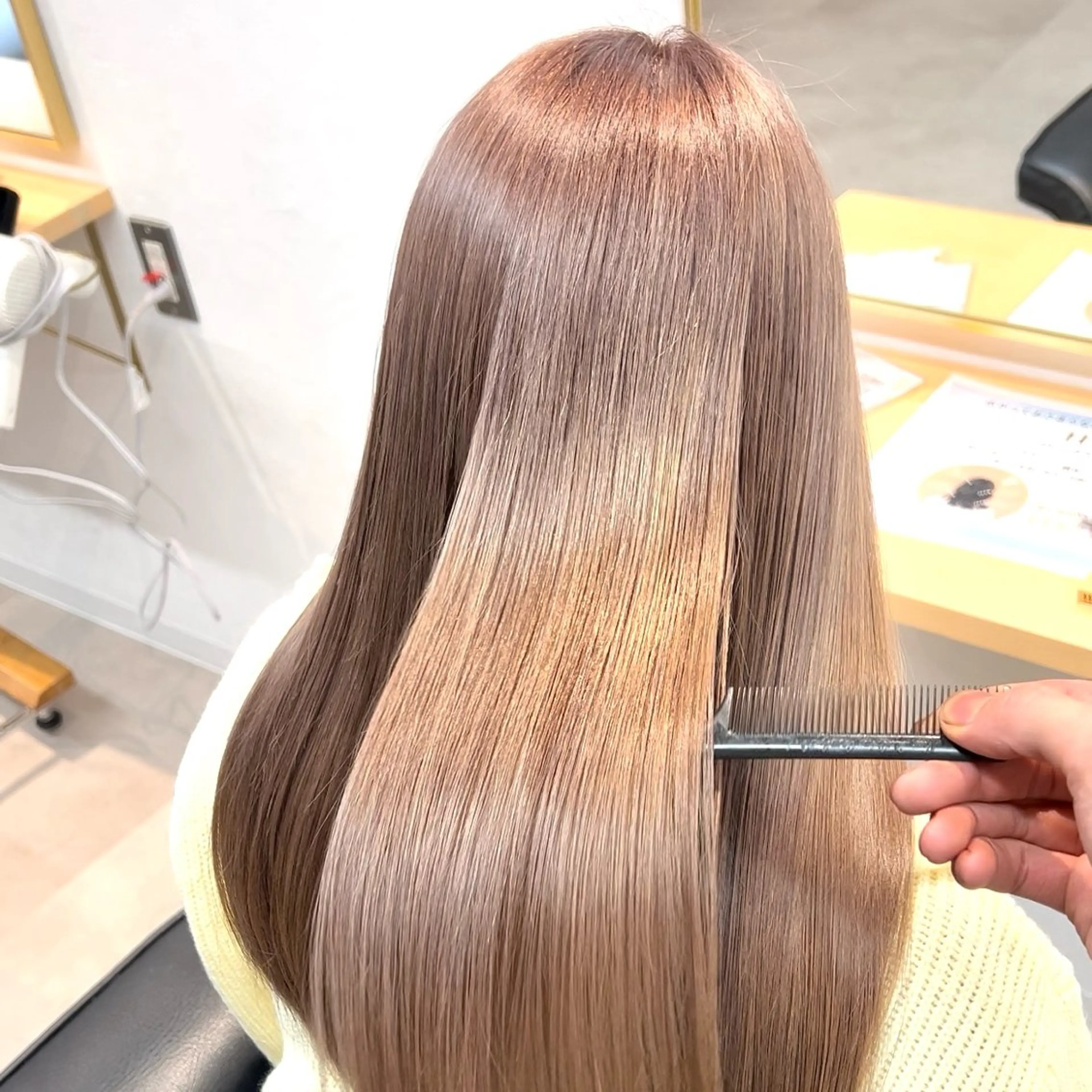 ロング カラー カット ヘアカラー トリートメント ボブ/韓国ボブ/ブリ ーチ/鈴木康平のヘアスタイル