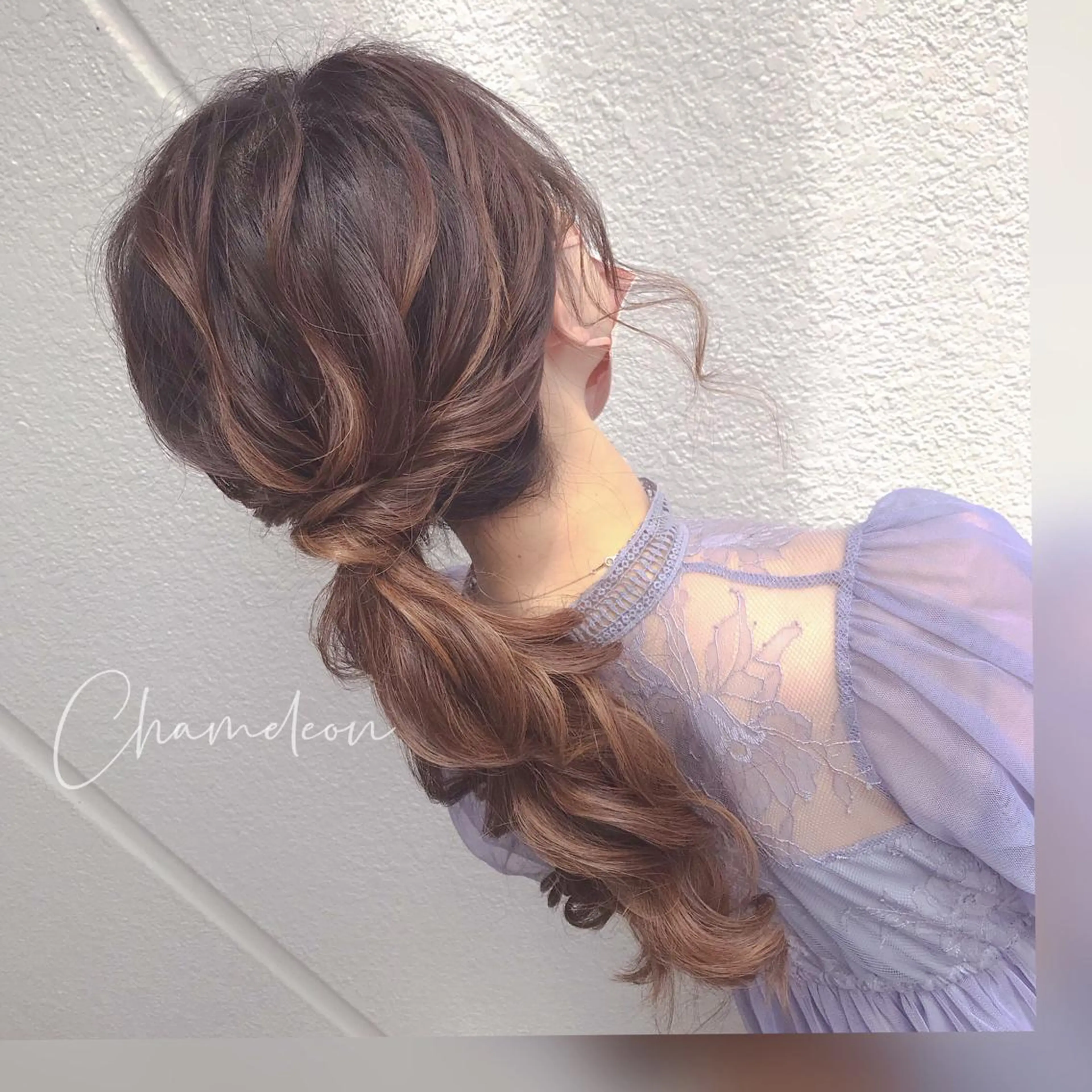 ヘアアレンジ 《カメレオン》 西田美輝のヘアスタイル