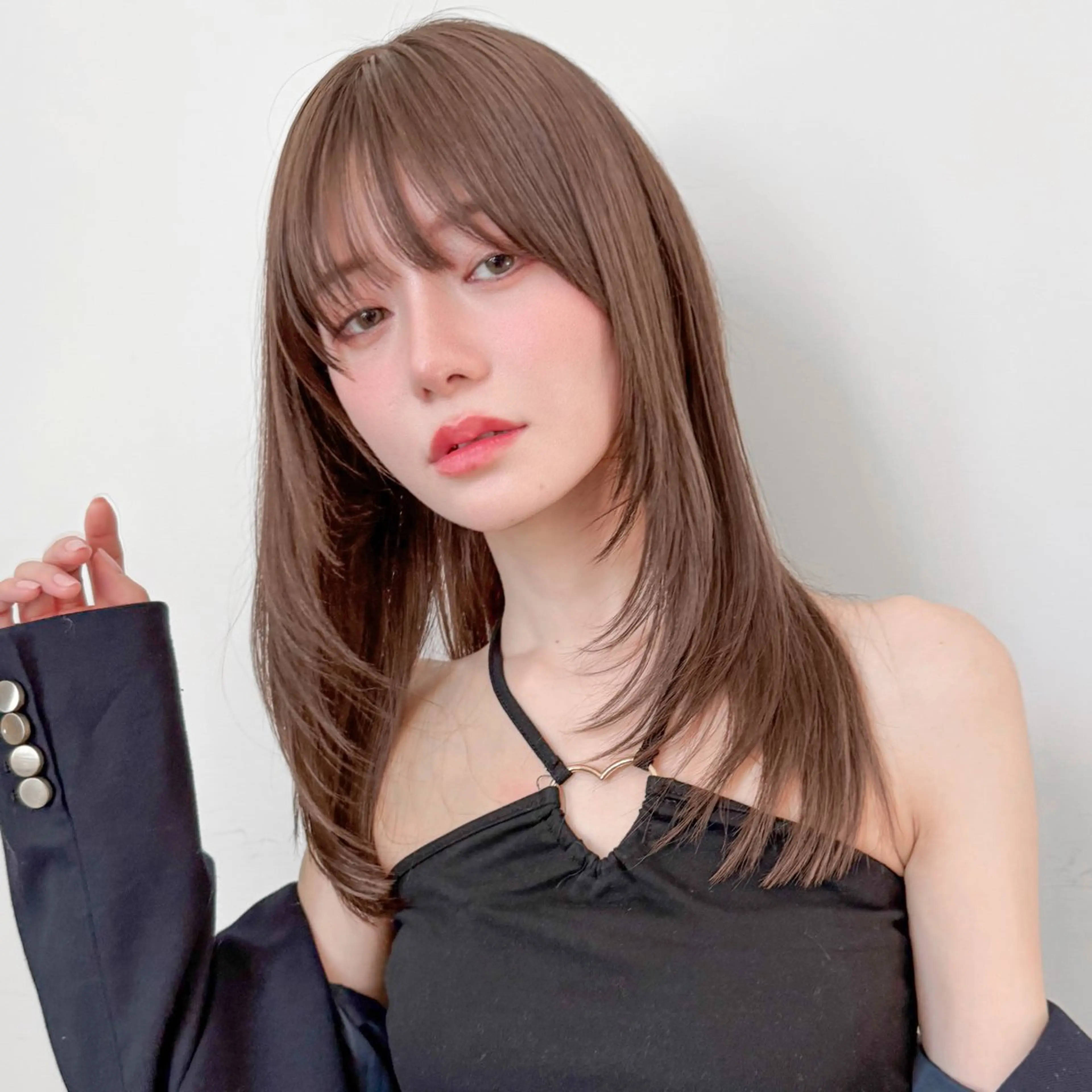 【💫お悩み解消💫】カット＋カラー＋カクテルトリートメント¥8900レイヤー/ボブ/韓国ヘア/髪質改善/前髪/顔周りの写真