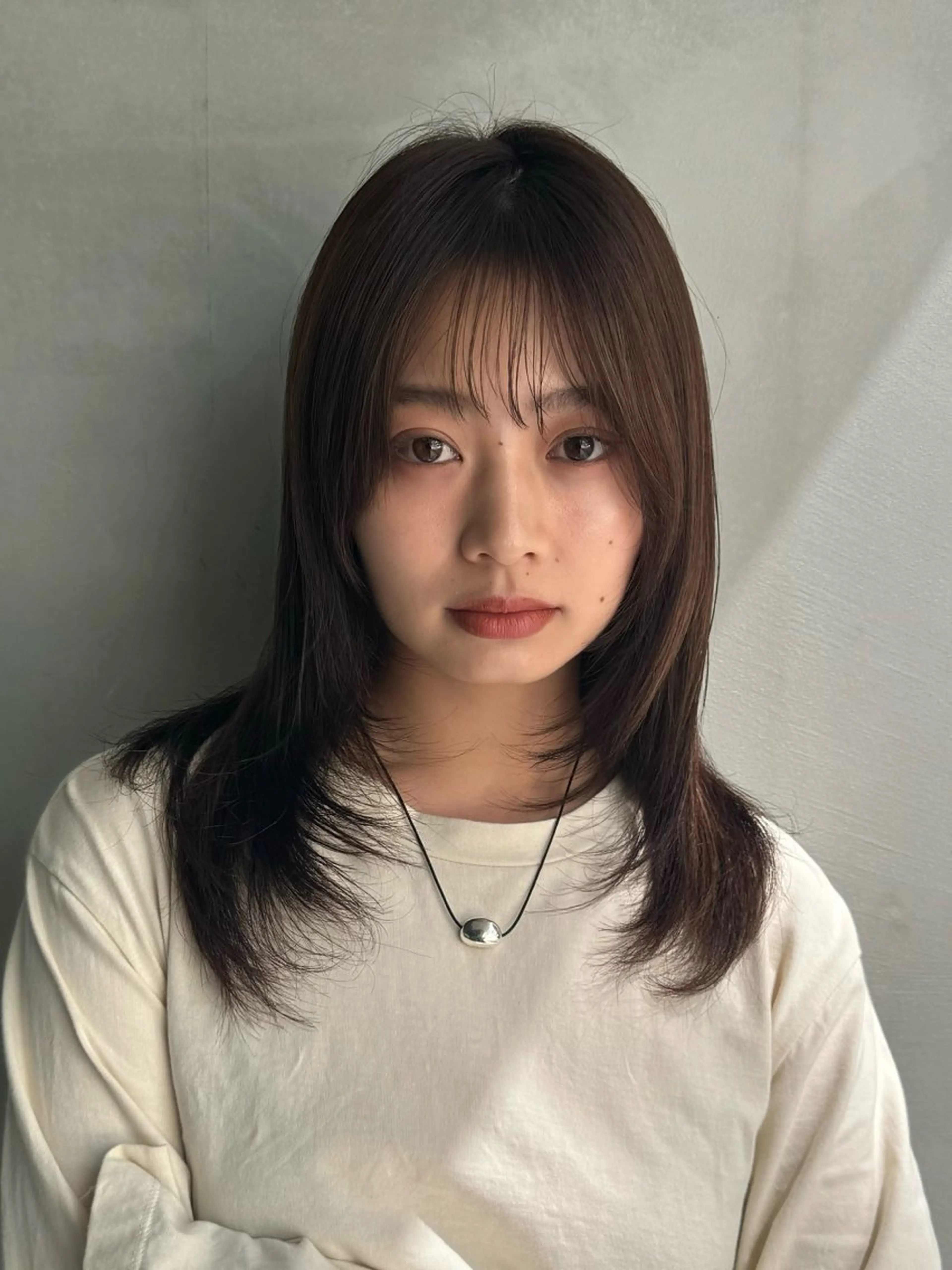 ロング レイヤーカット 小顔カット MINX ginza所属・矢津田 侑のヘアスタイル