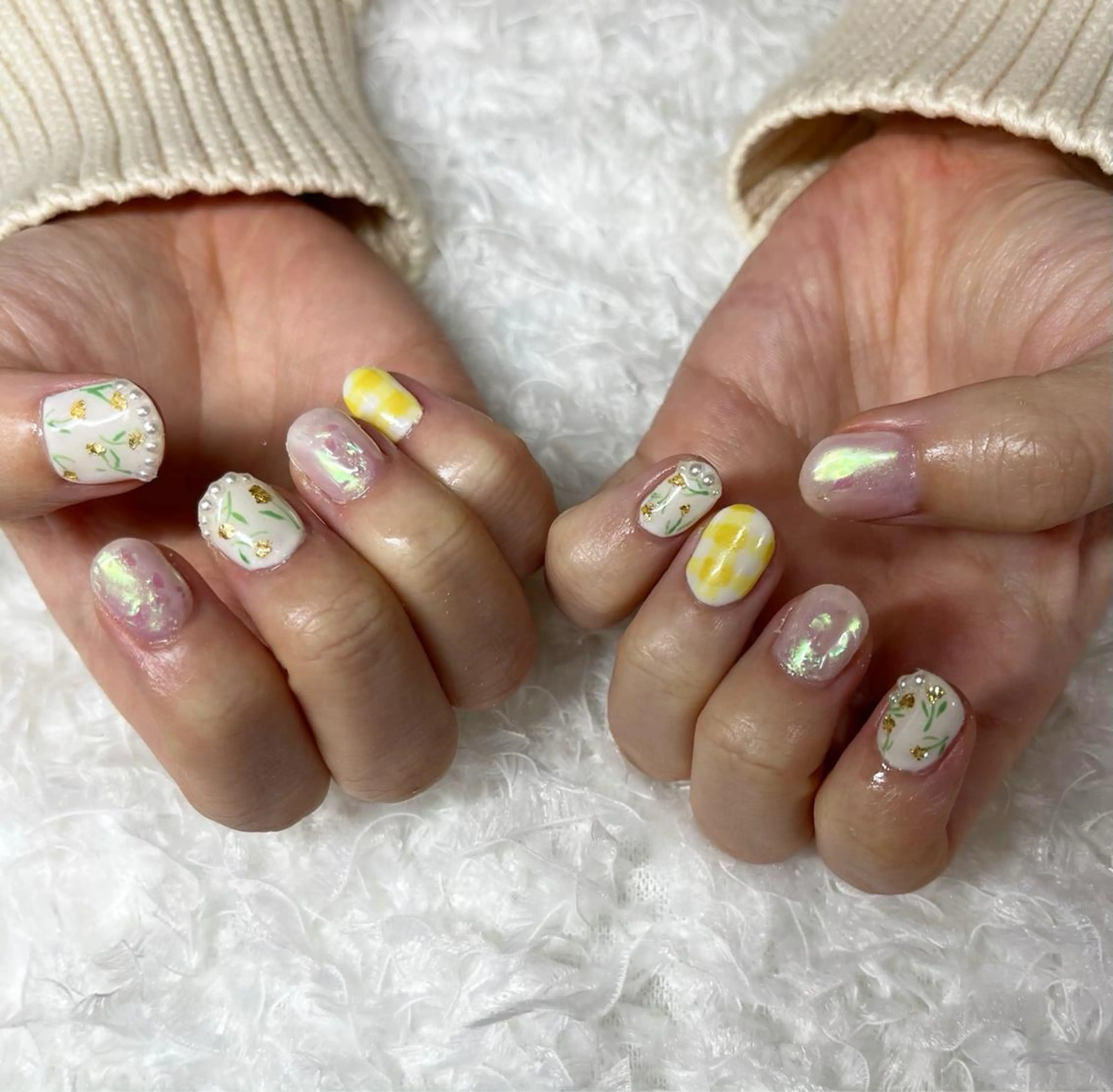 ネイル 春ネイル yu kaのネイルデザイン