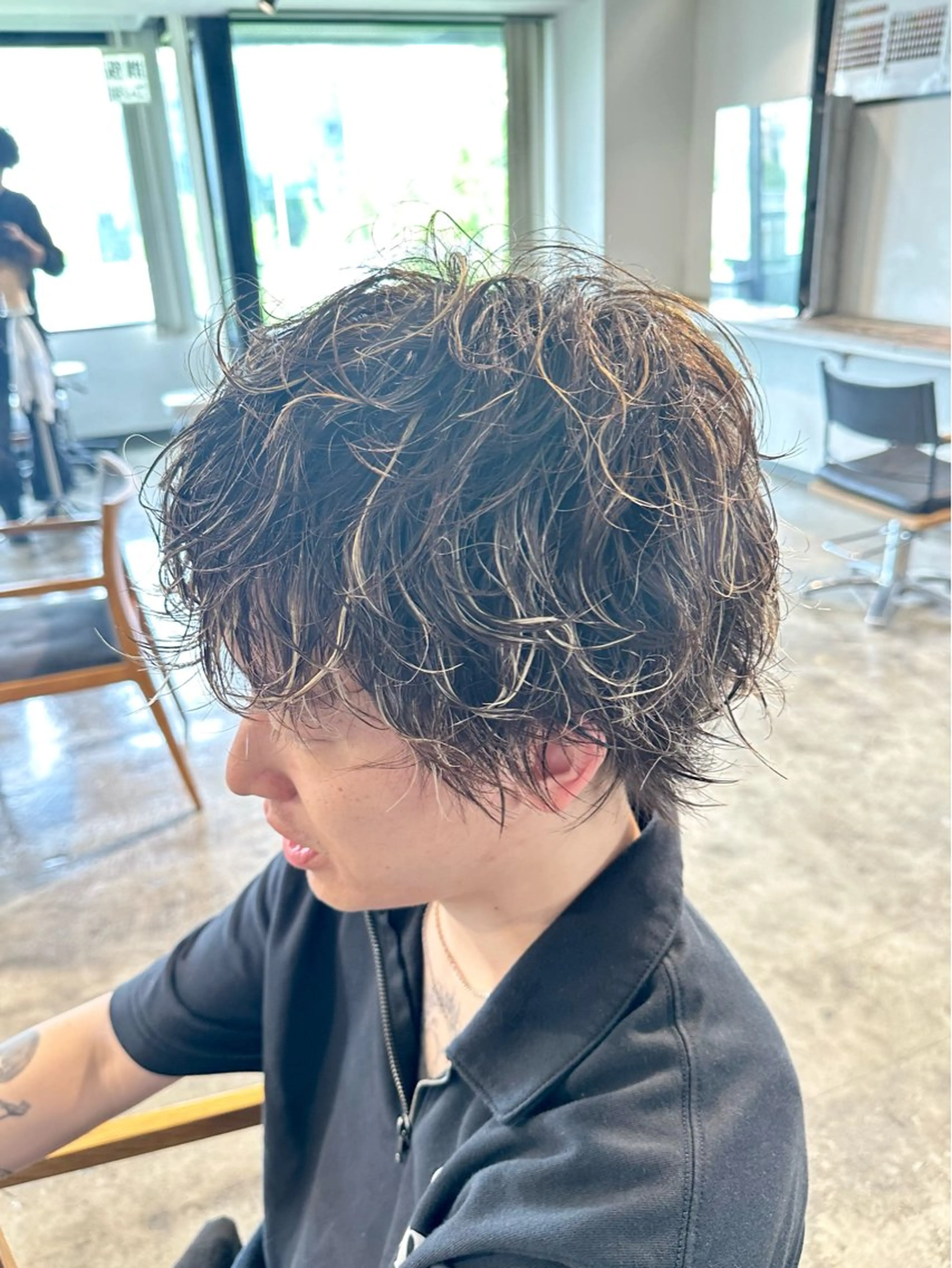 メンズ メンズパーマ カット パーマ トリートメント 骨格補正施術/メンズ 専門美容師/YUYAのヘアスタイル