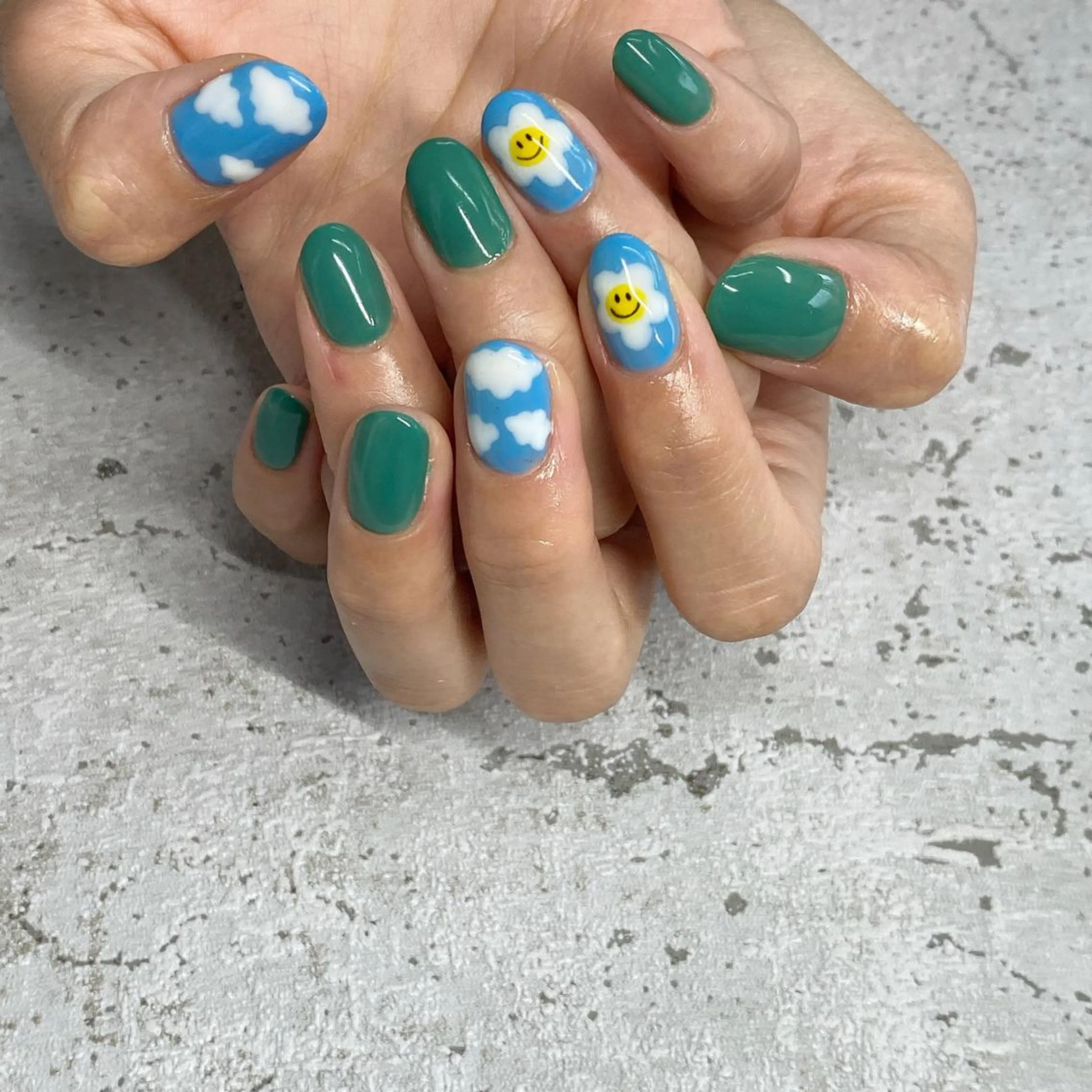 ネイル JERRIE 　 韓国ネイル/自爪育成所属・✴︎JERRIE✴︎ フィルイン対応店のネイルデザイン