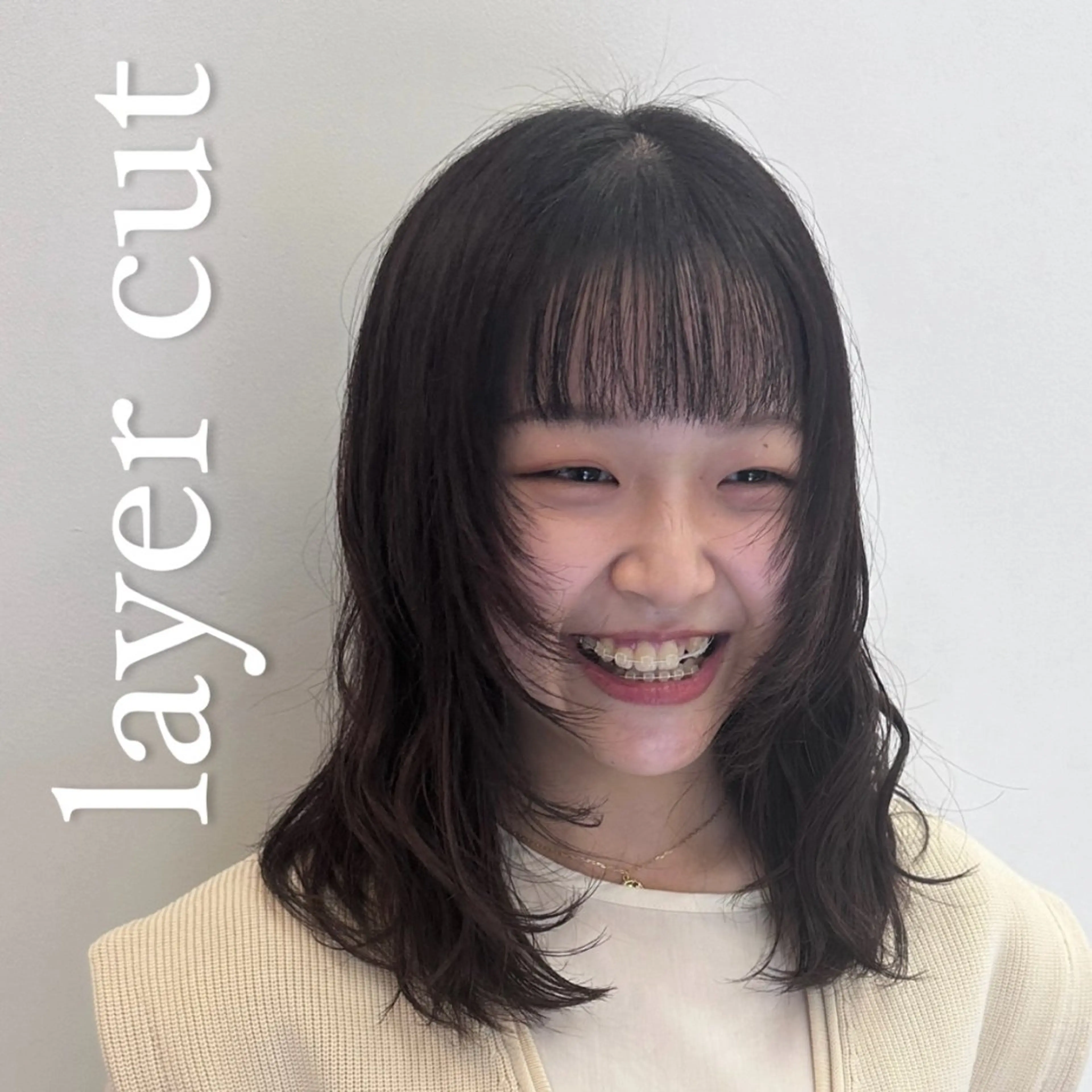 セミロング カット 満足度No.1🐥❕ 平島 凪紗のヘアスタイル