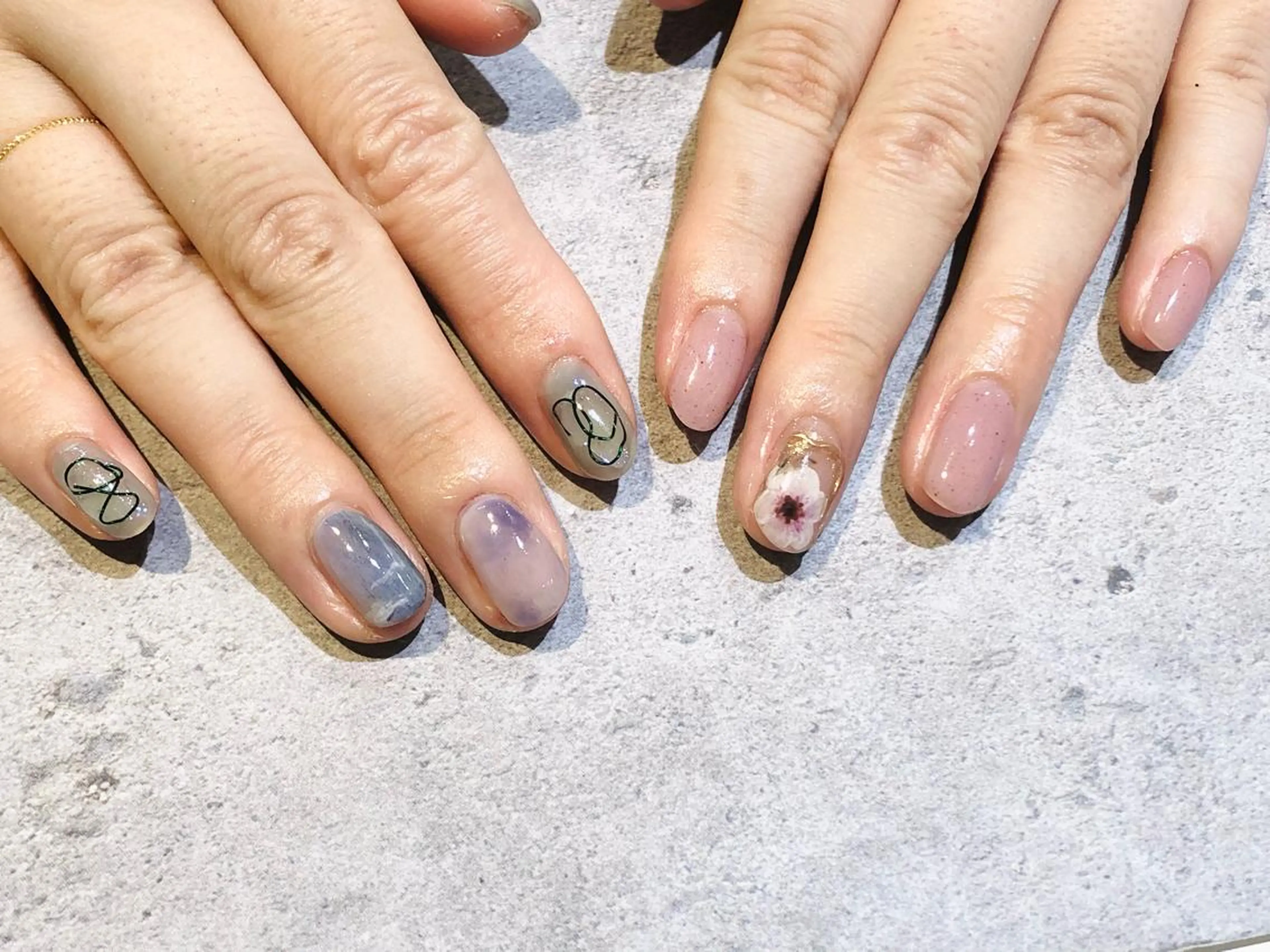 ネイル 舞田 苑香のネイルデザイン