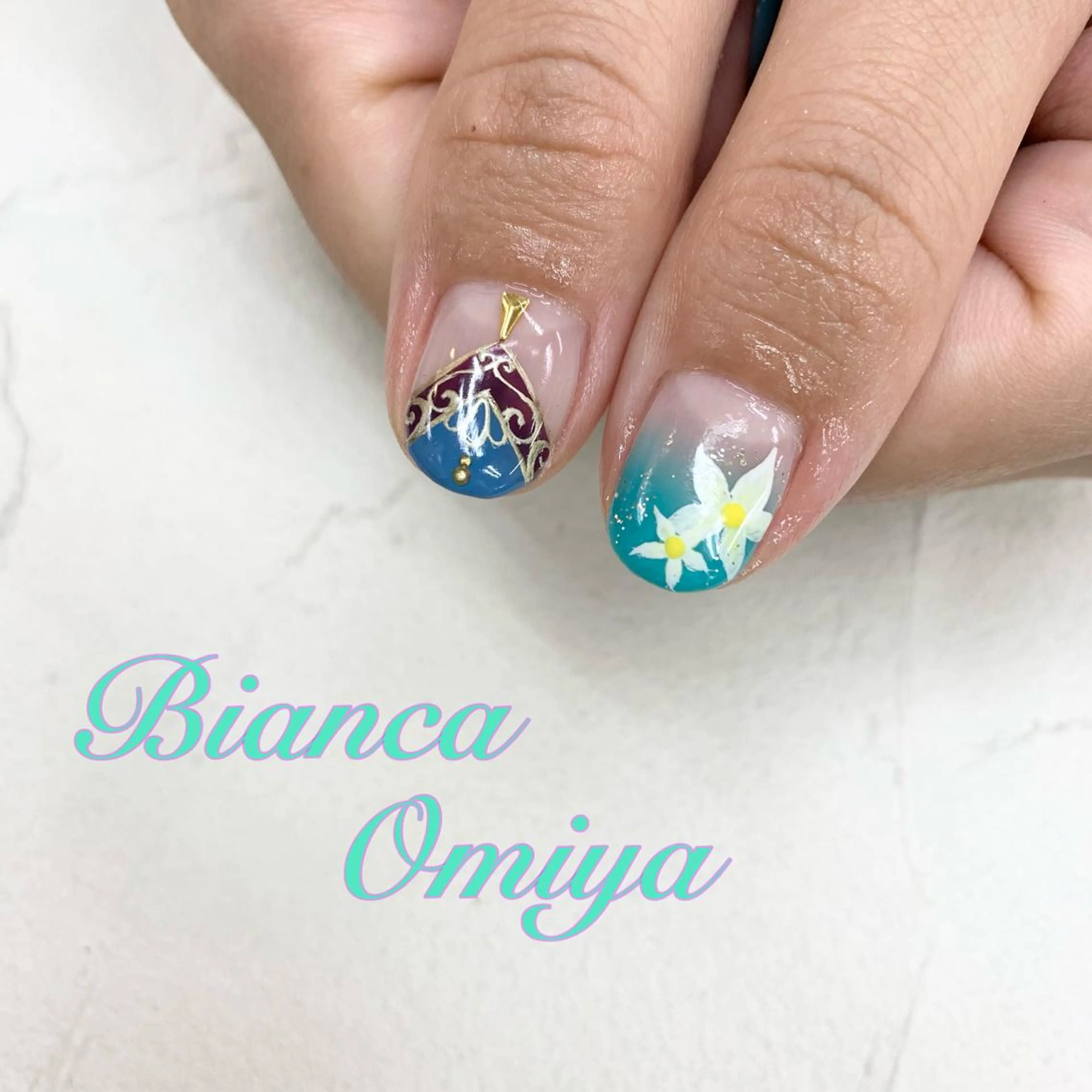 ネイル ビアンカ大宮ネイル 店長 モリサワのネイルデザイン