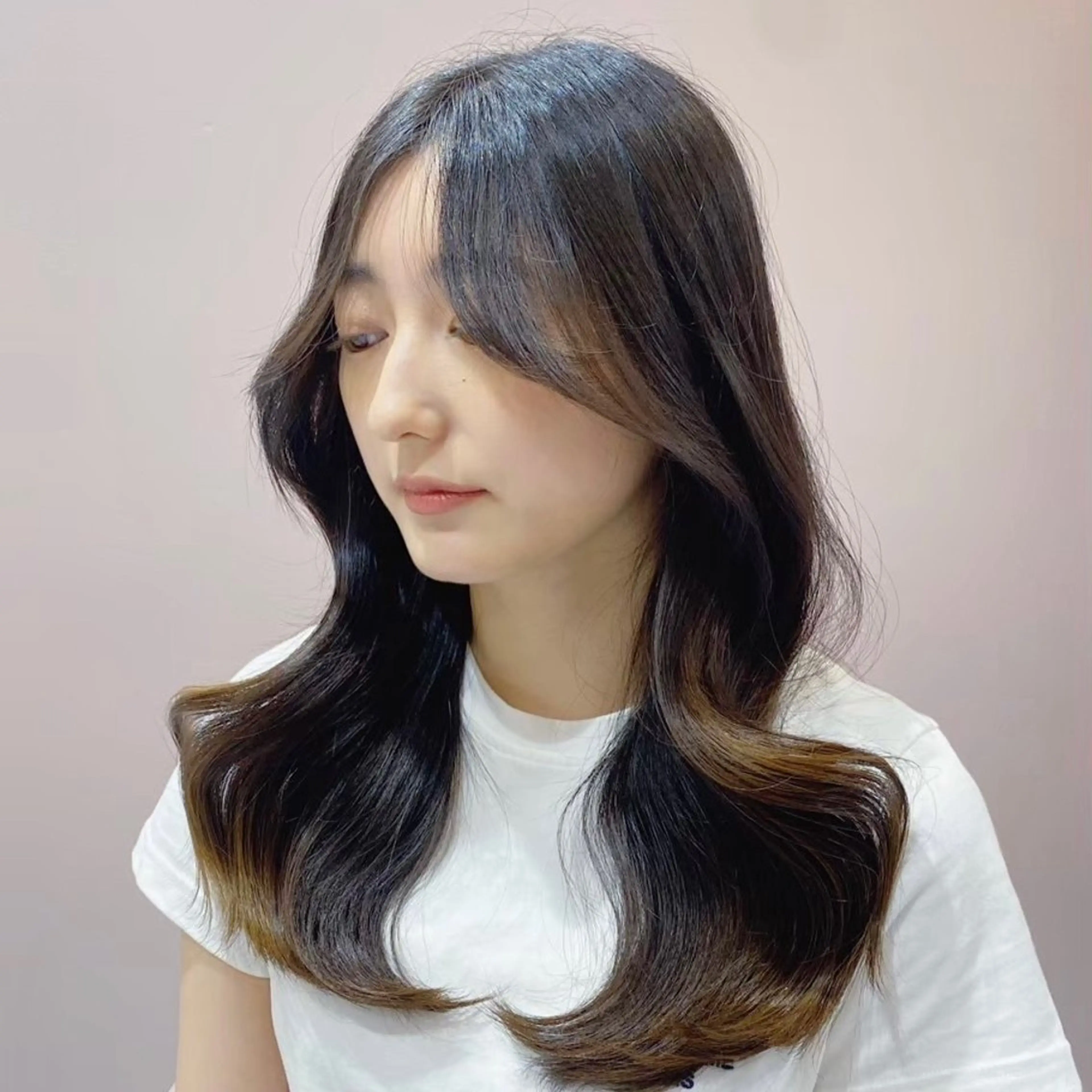 ロング 🌟韓国風レイヤー 🌟さやかのヘアスタイル