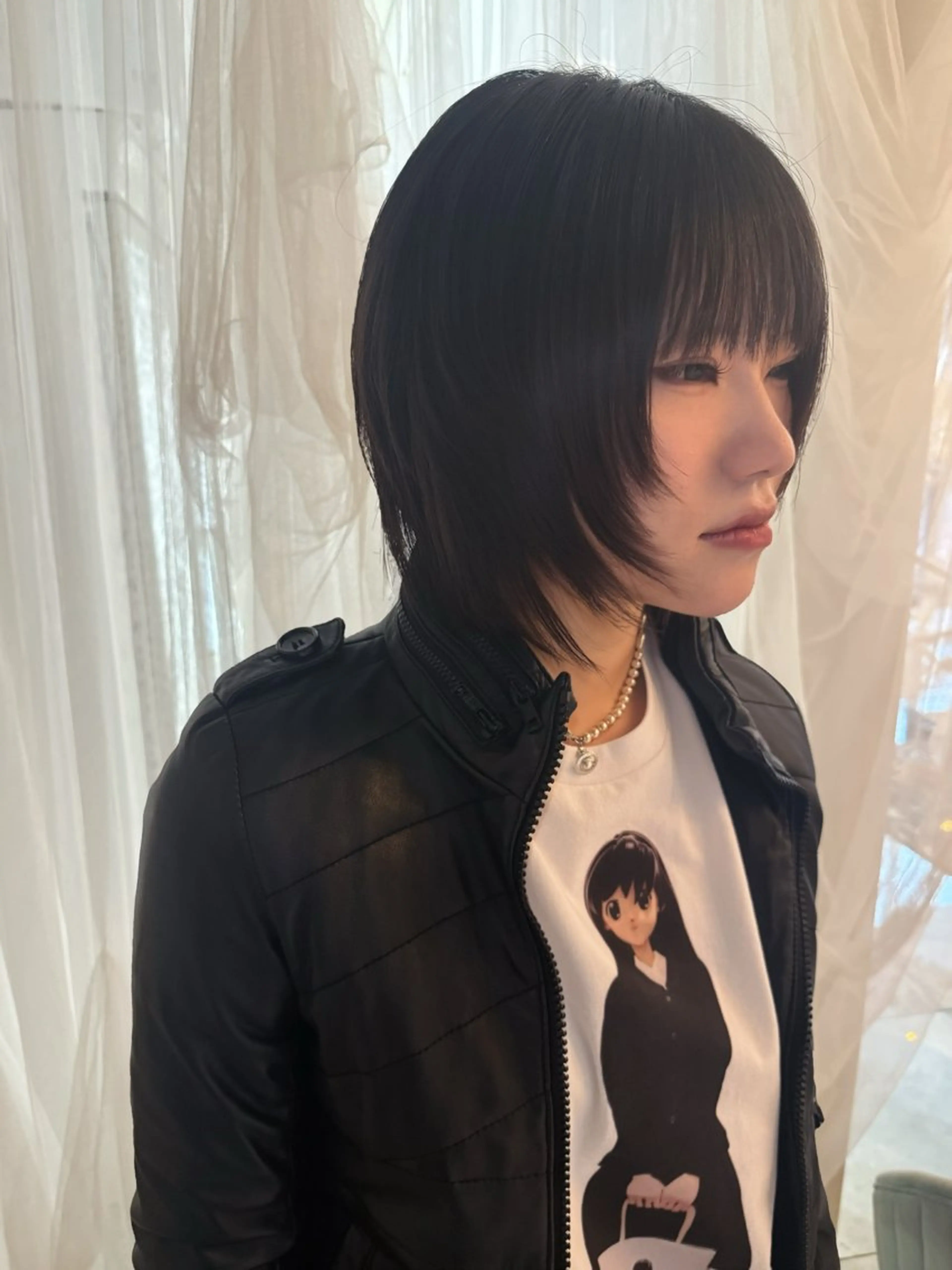 ショート カット トリートメント ヘッドスパ ヘアセット HARUNA/原宿/ デザイン/カットのヘアスタイル