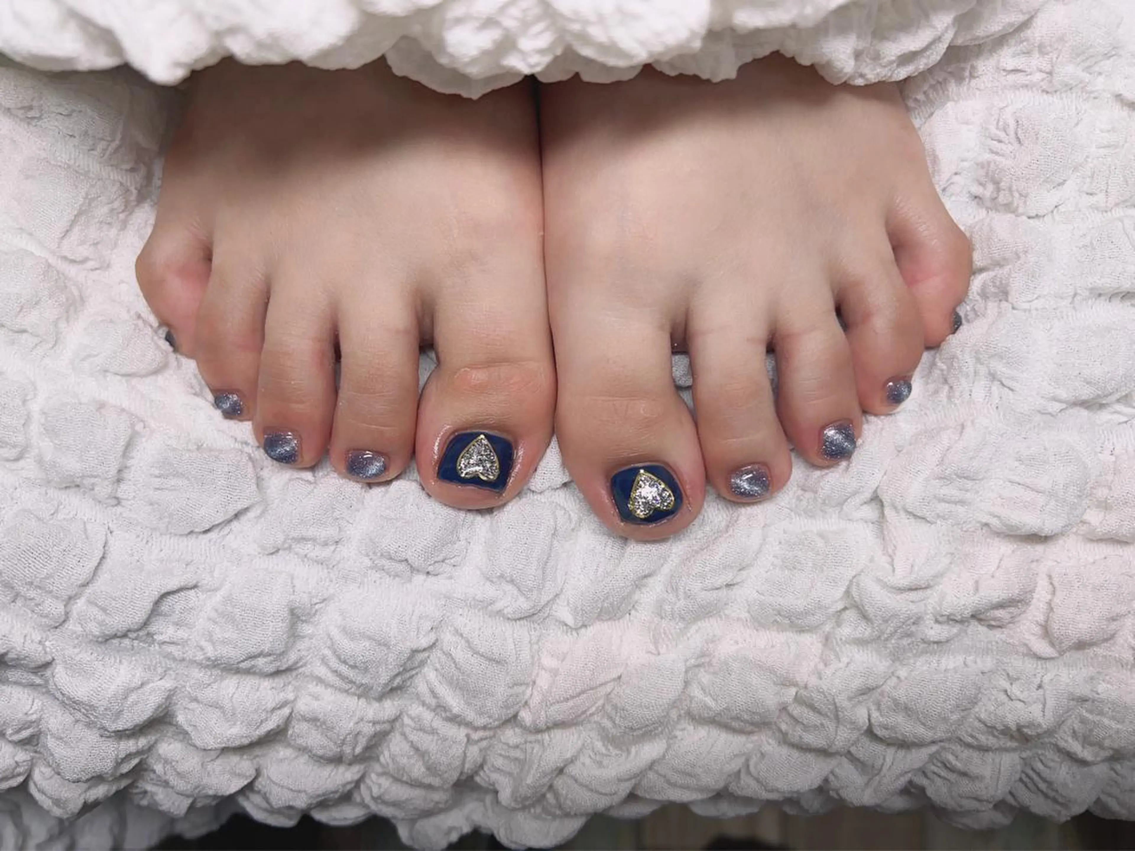 ショート カラー ネイル フットネイル Nail NaNaのネイルデザイン