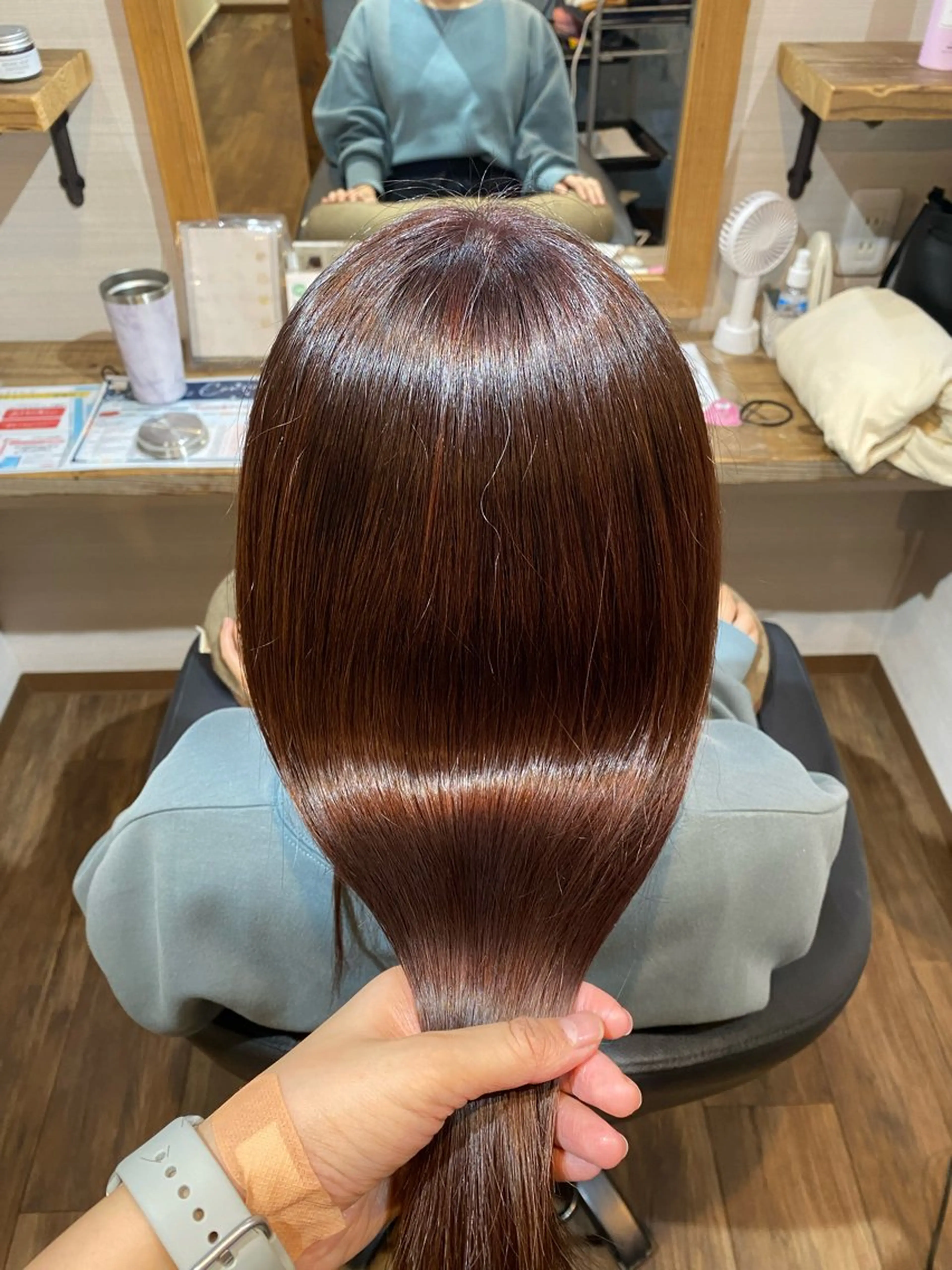 セミロング カラー ヘアカラー ‎🤍透明感カラー 【仙川】セリナ‎🤍のヘアスタイル