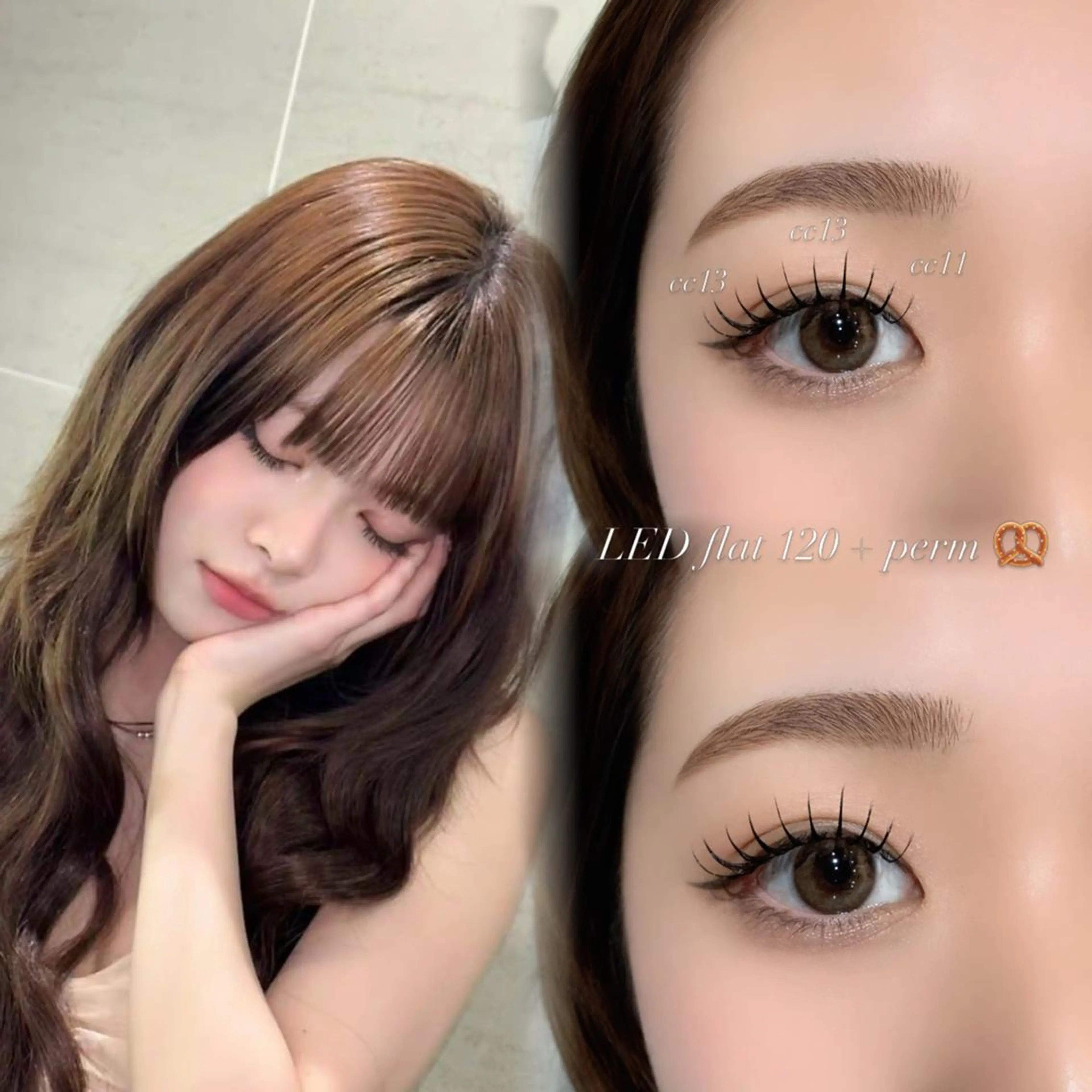 【要確認⚠️9:00スタート枠限定】練習モデル👒フラットラッシュ両目合わせて60本（口コミ必須🙂‍↕️🫧）の写真