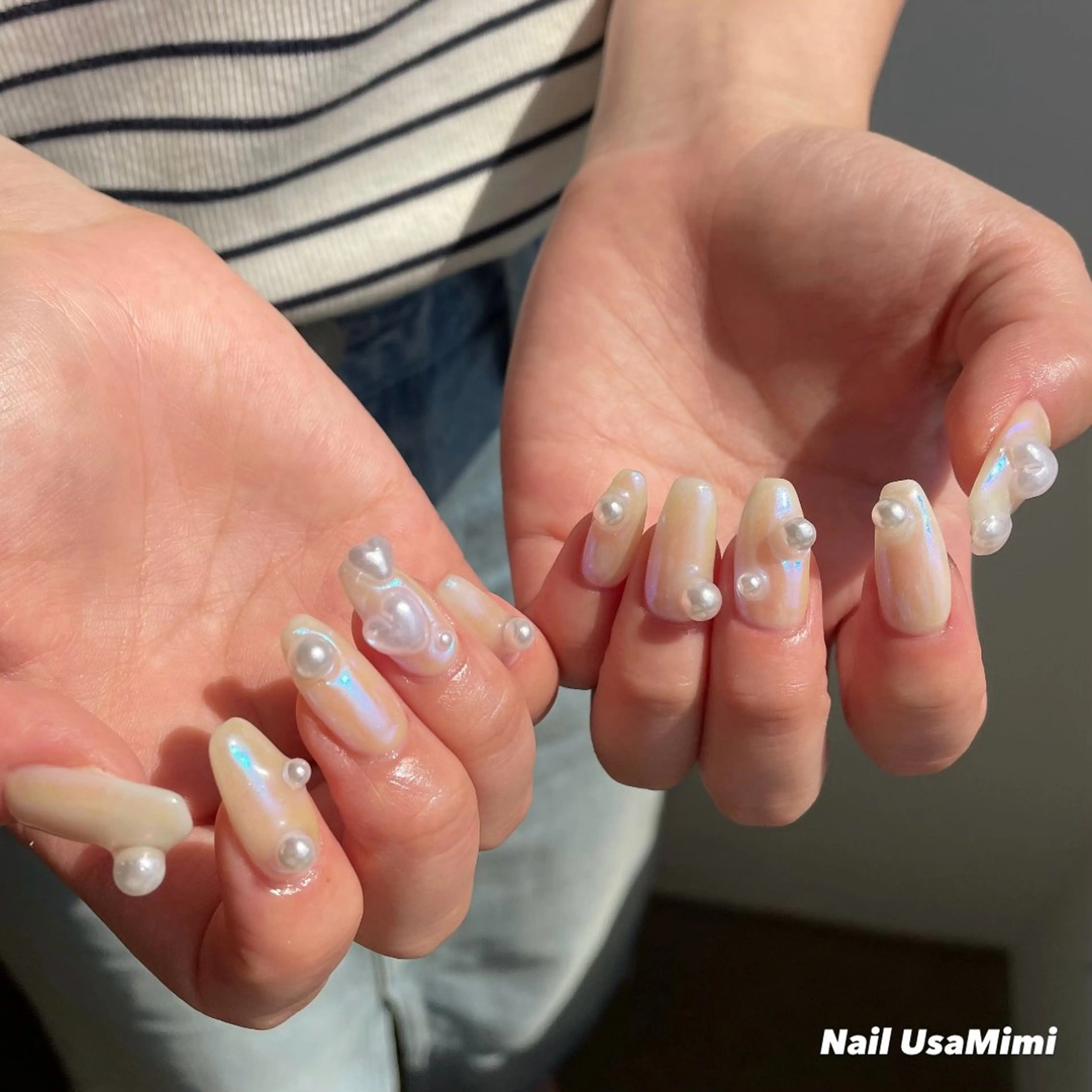ネイル オーロラネイル ハンドネイル NAIL DOT STUDIO堺筋本町のネイルデザイン
