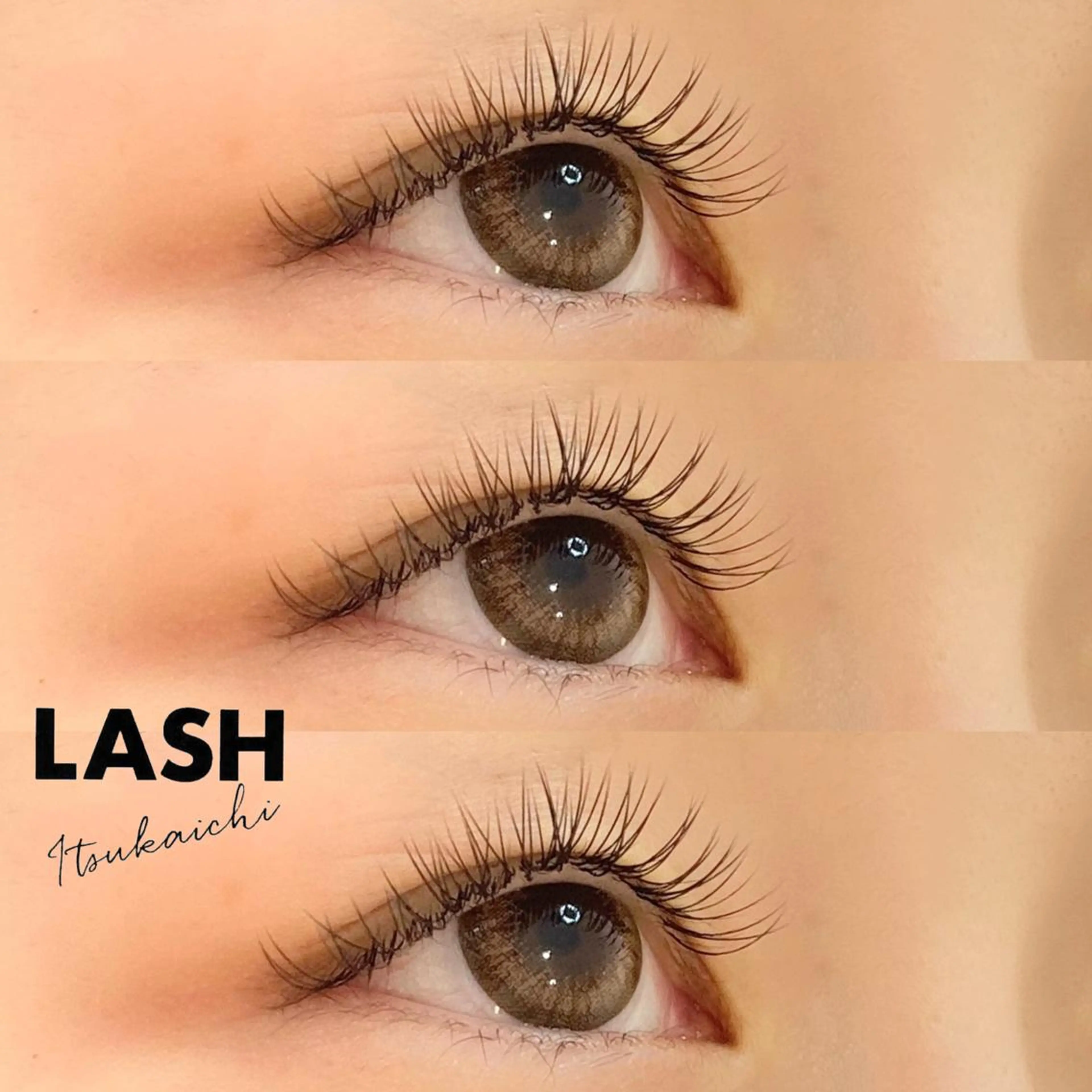 マツエク・マツパ フラットラッシュ ナチュラル LASH五日市店 Ayaka.のマツエク・マツパデザイン