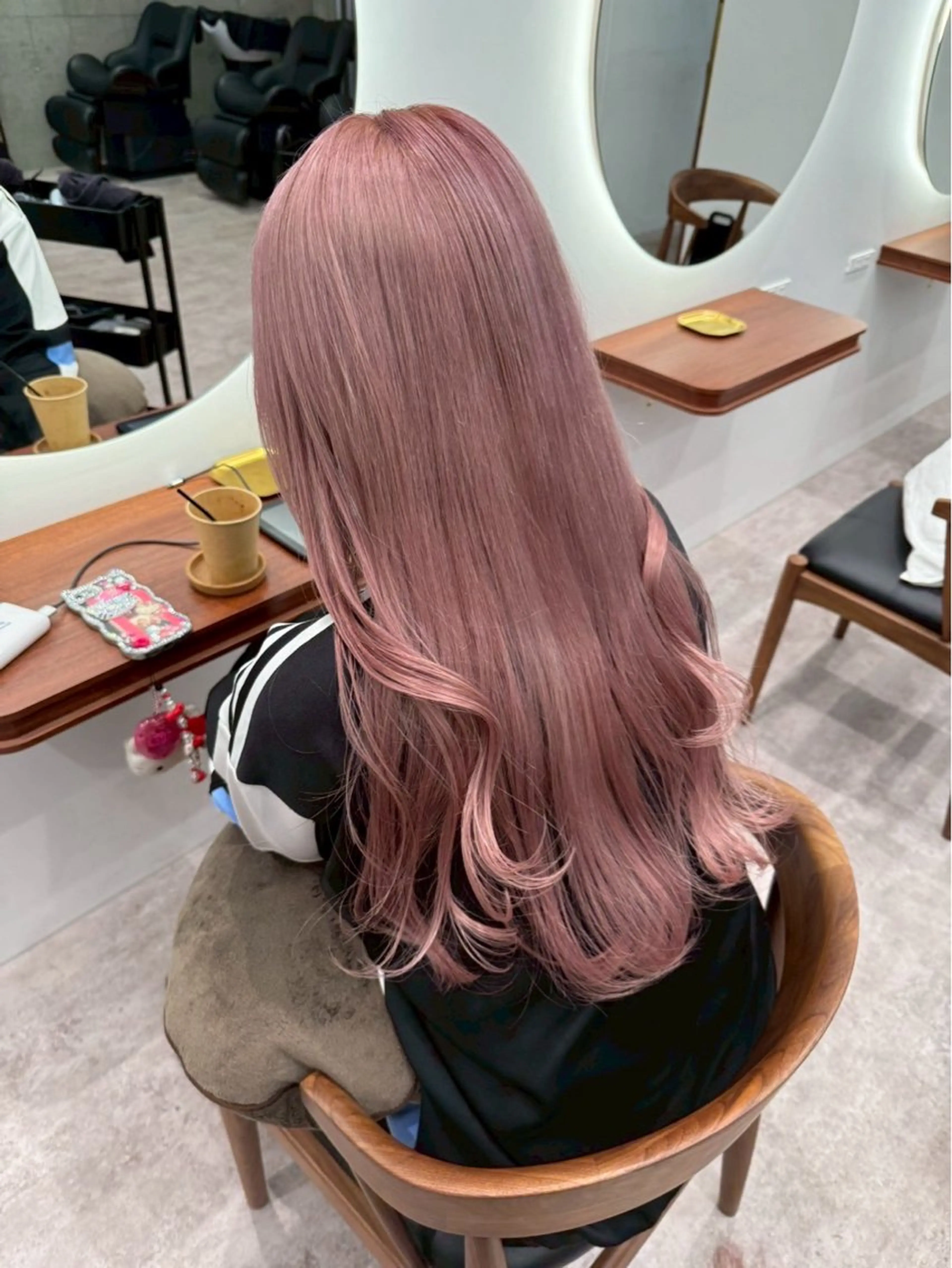 【当日予約OK❗️】🍀ブリーチ有りダブルカラー➕超音波アイロントリートメント💫の写真