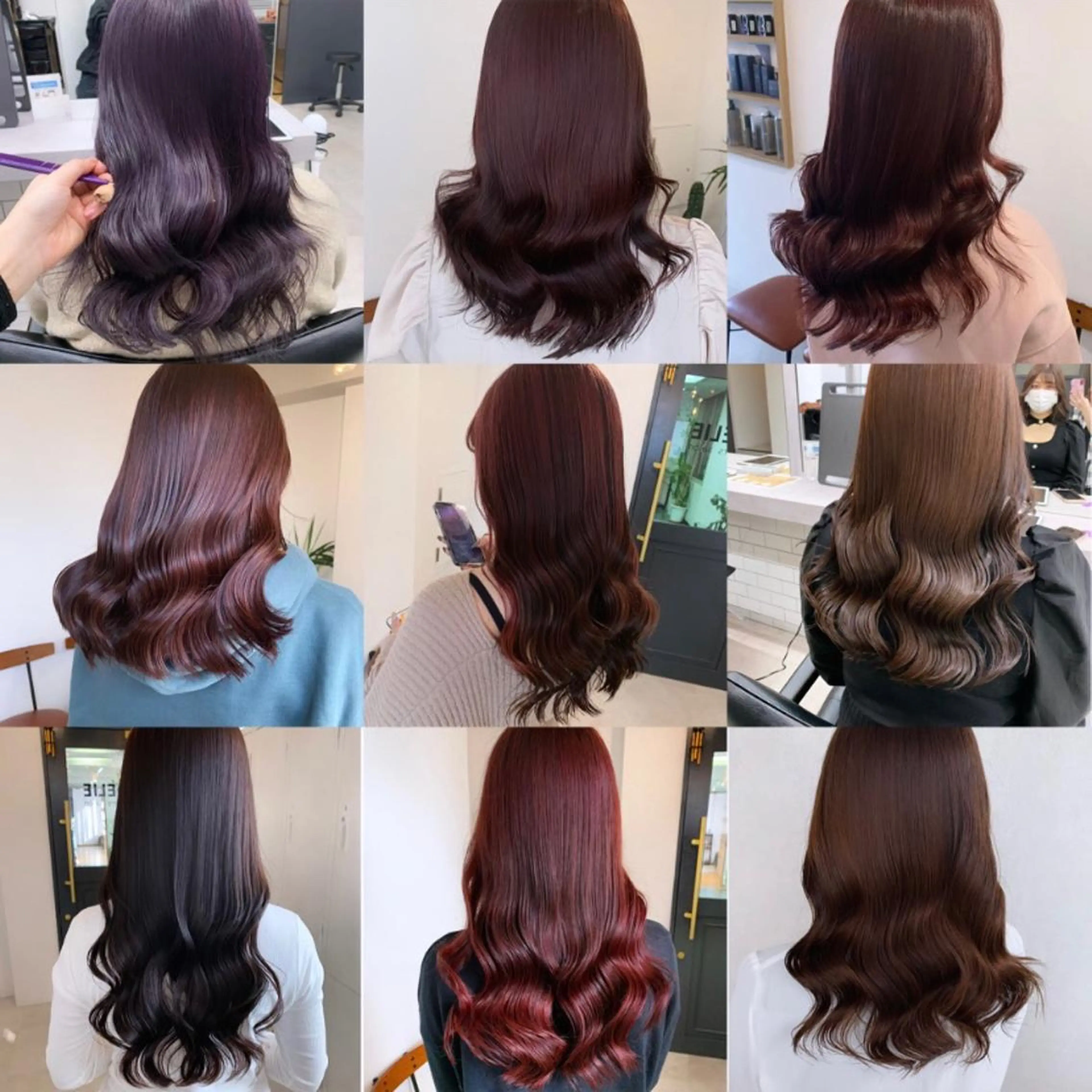 セミロング カラー 韓国風ヘア FRAME+spa&hair roomなんば駅前店所属・🌸MAYU🌸 ハイトーン➕レイヤーのヘアスタイル