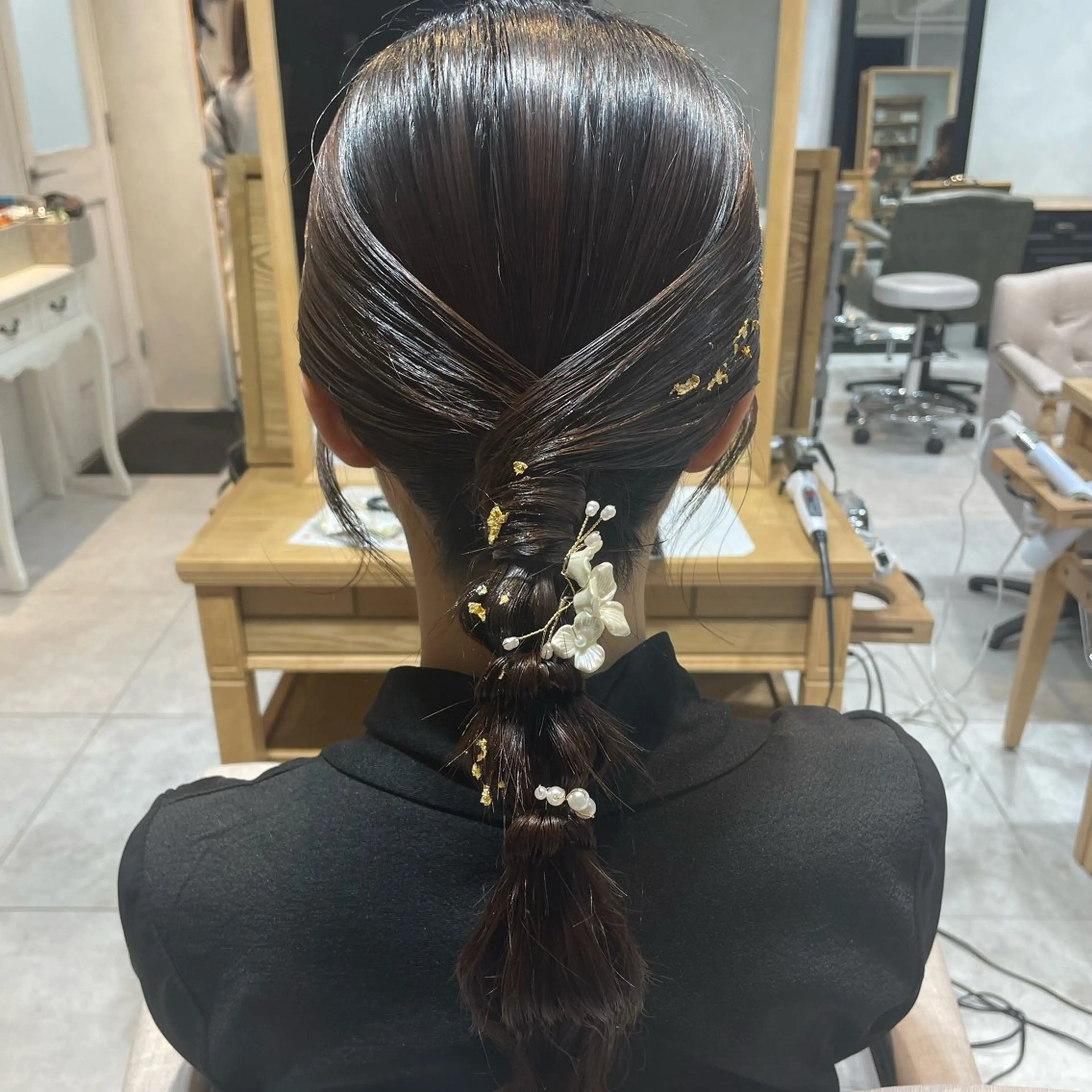 ヘアアレンジ ヘアセット 佐々木 悠莉のネイルデザイン