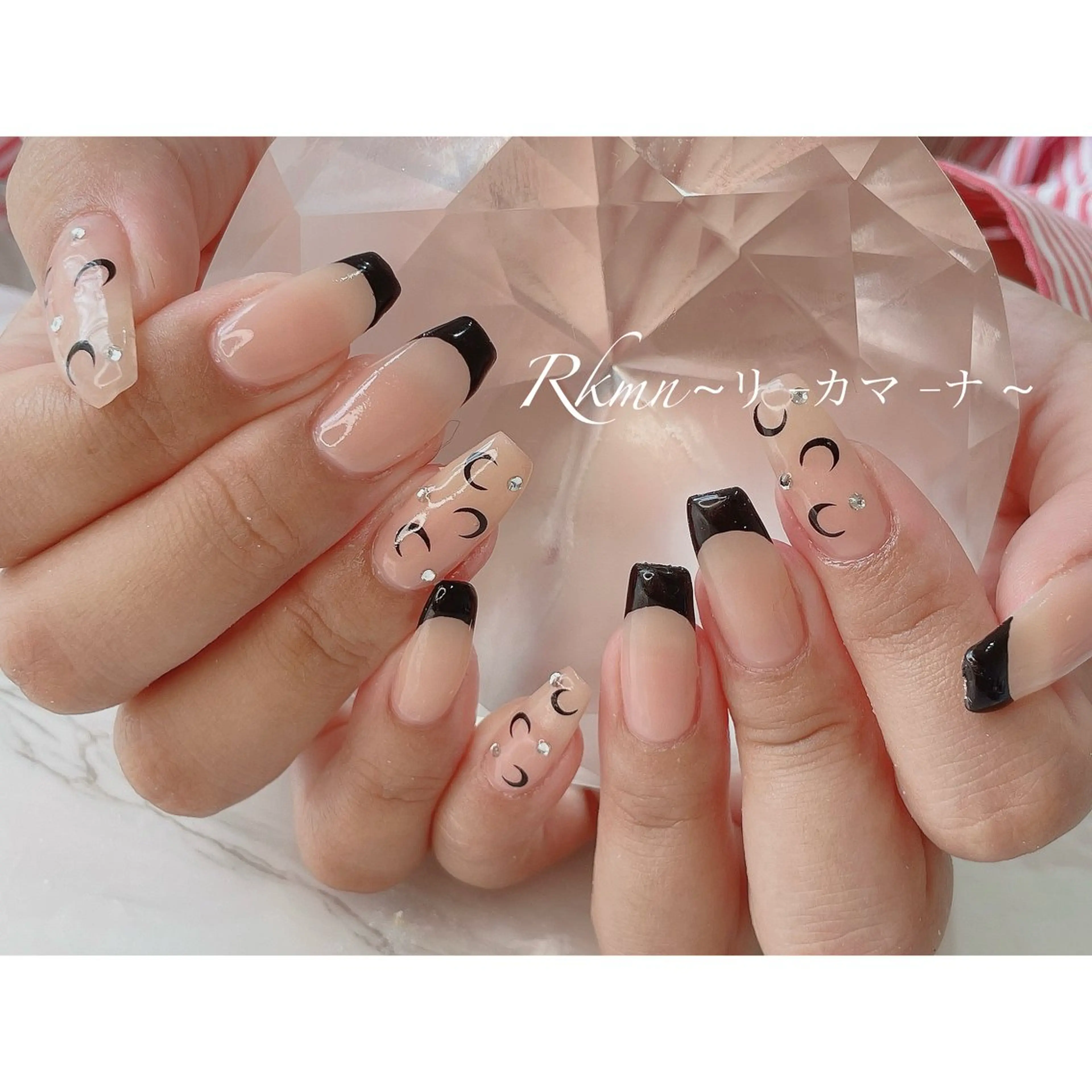 ネイル アートネイル フレンチネイル 春ネイル ハンドネイル フットネイル ハンドケア Rkmn ~リ-カマ-ナ~のネイルデザイン