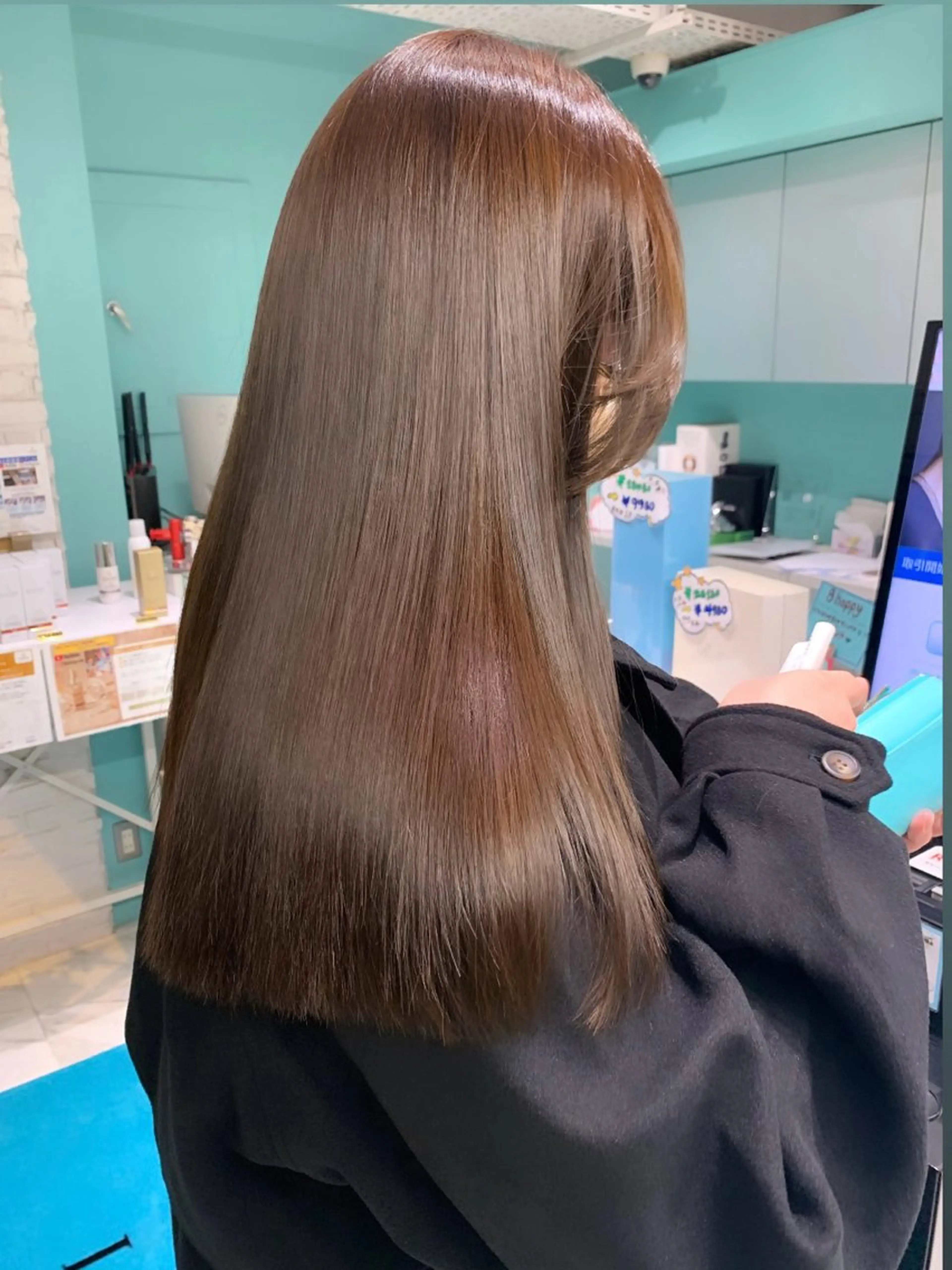 ロング 髪質改善 トリートメント カット ヘアカラー トリートメント 髪質改善ストレート/レイヤーカット/Lee  Horie所属・髪質改善&縮毛矯正 池本　有宏のヘアスタイル