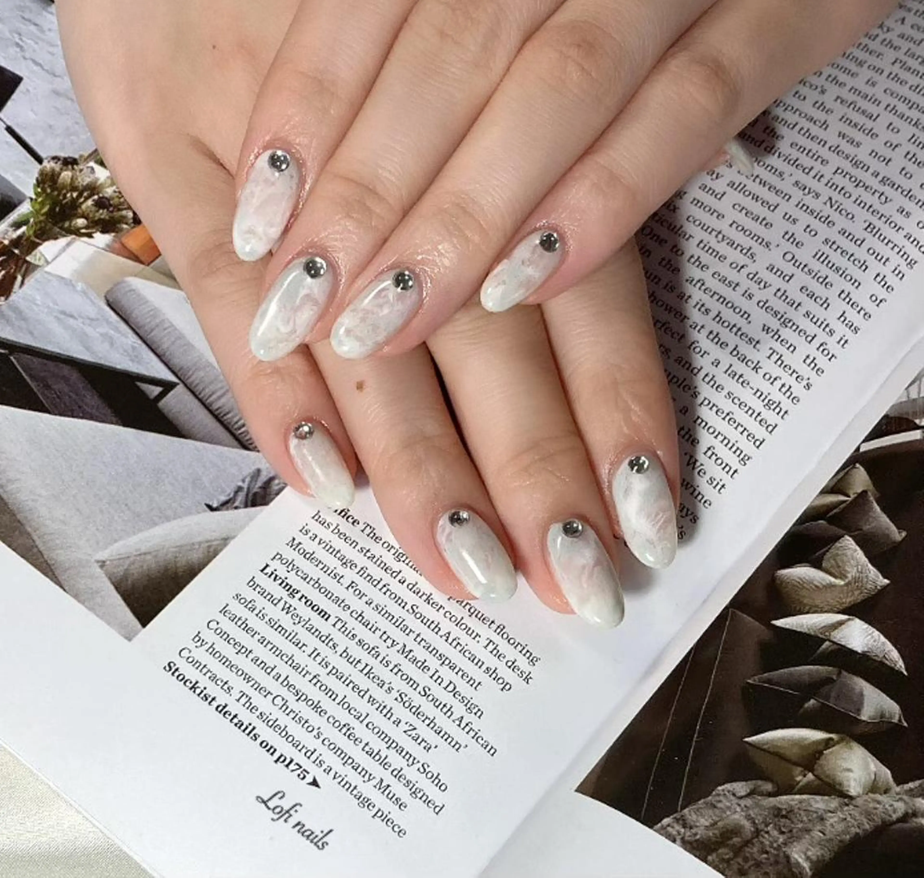 セミロング ネイル Lofi nails ゆきこのネイルデザイン