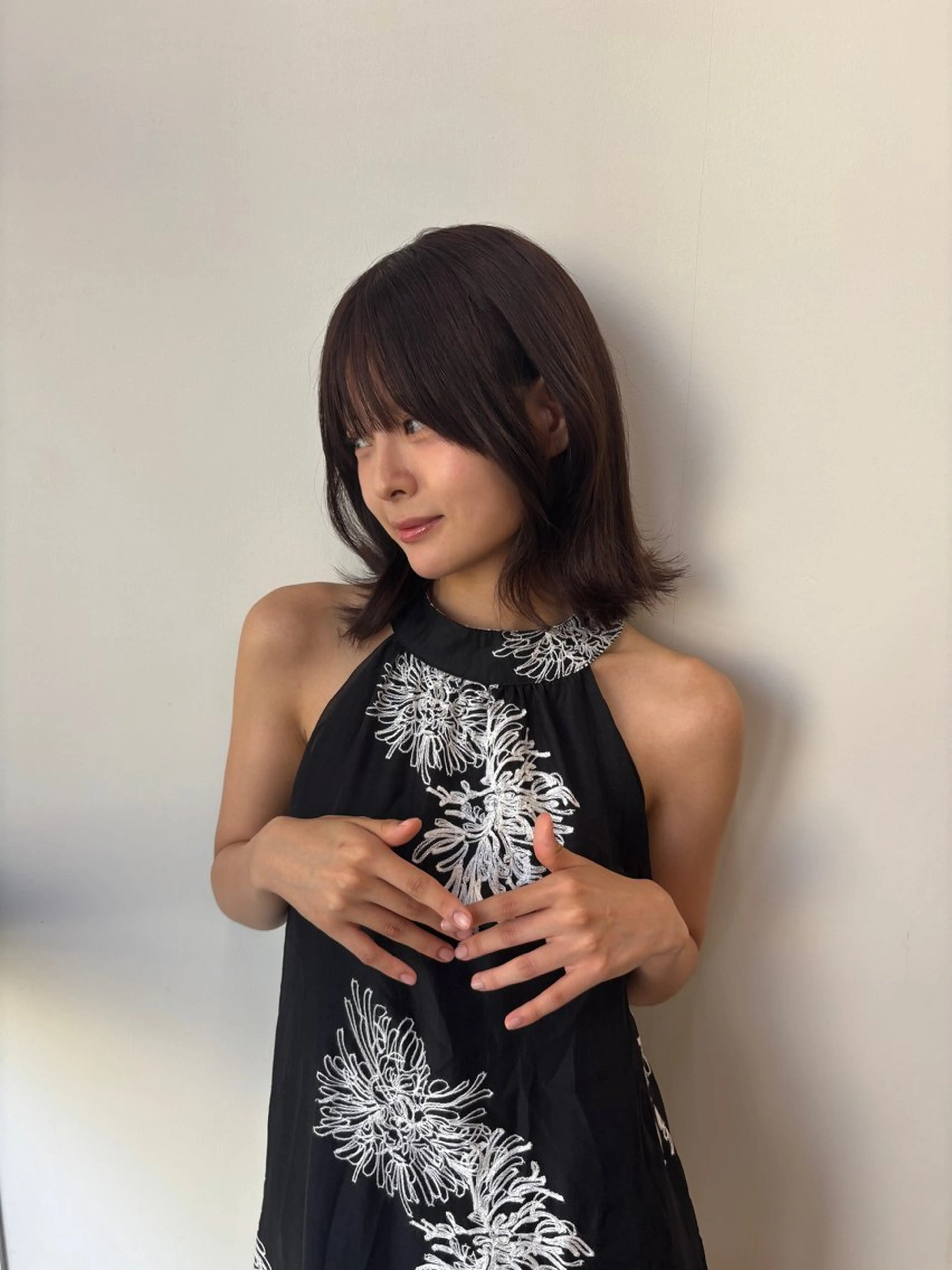 ミディアム カラー sion nozomi🎀のヘアスタイル