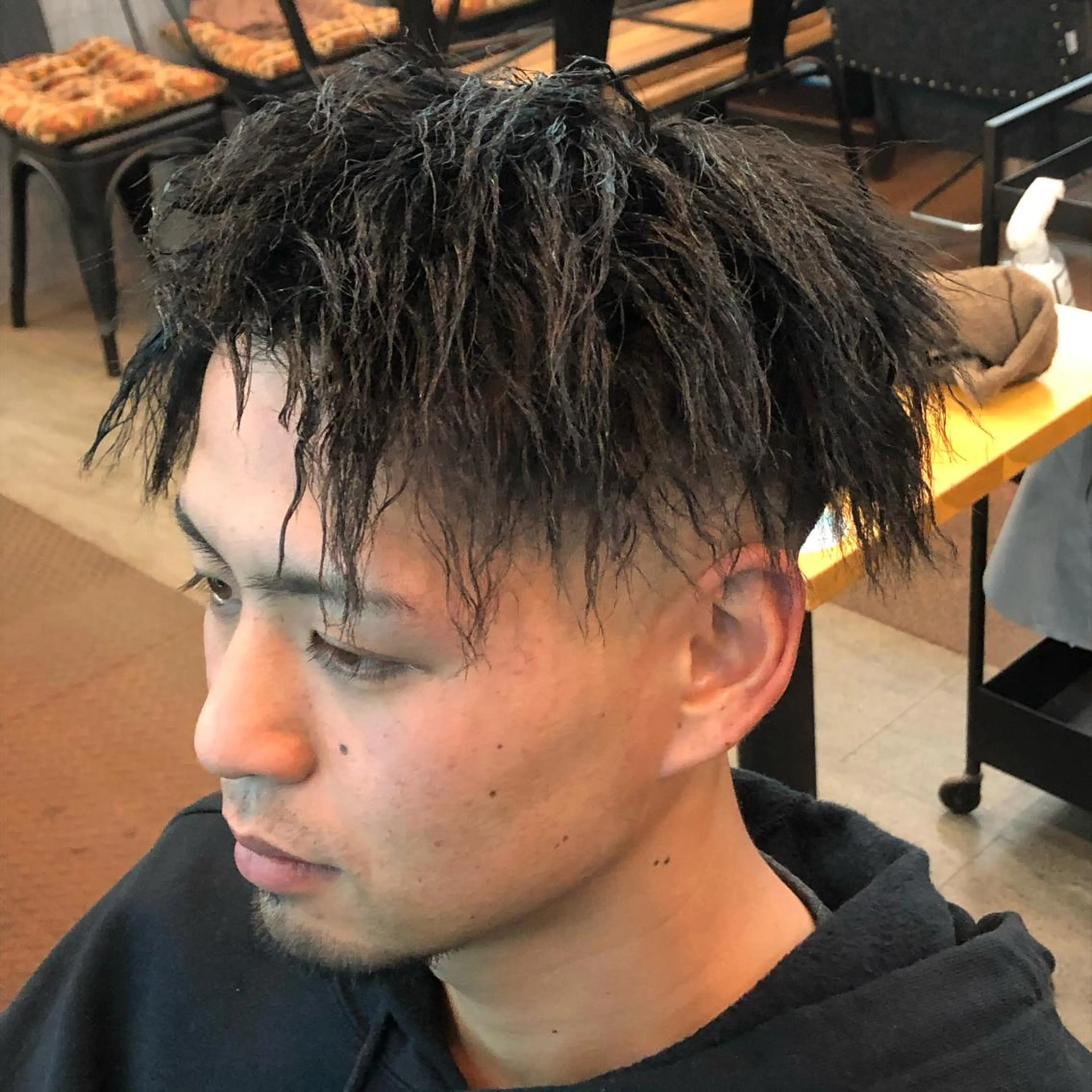 パーマ メンズ Le'a所属・渋谷/フェード/ 國分 翔のヘアスタイル