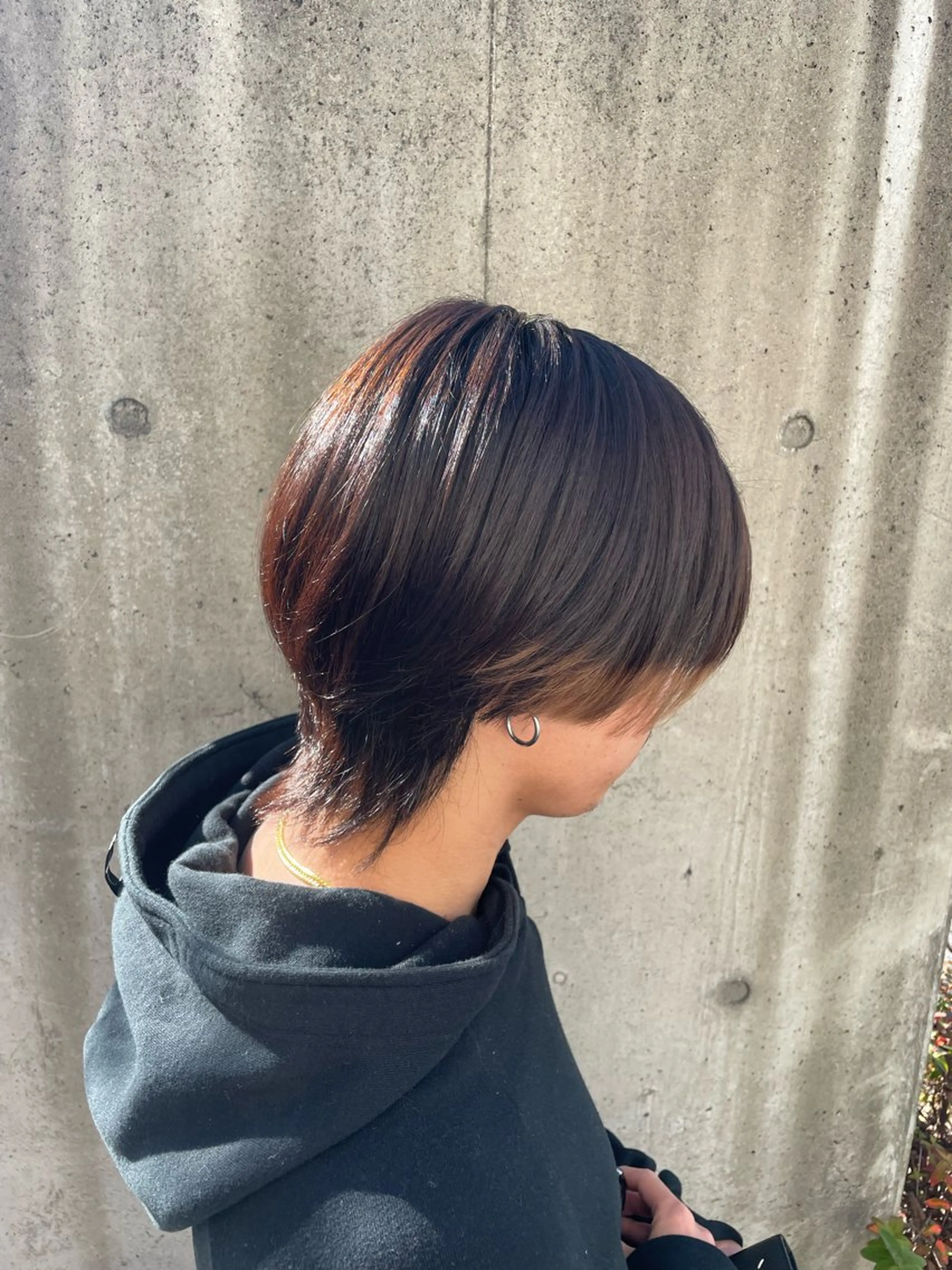 メンズ センターパート メンズウルフカット ウルフカット 小島 海斗のヘアスタイル