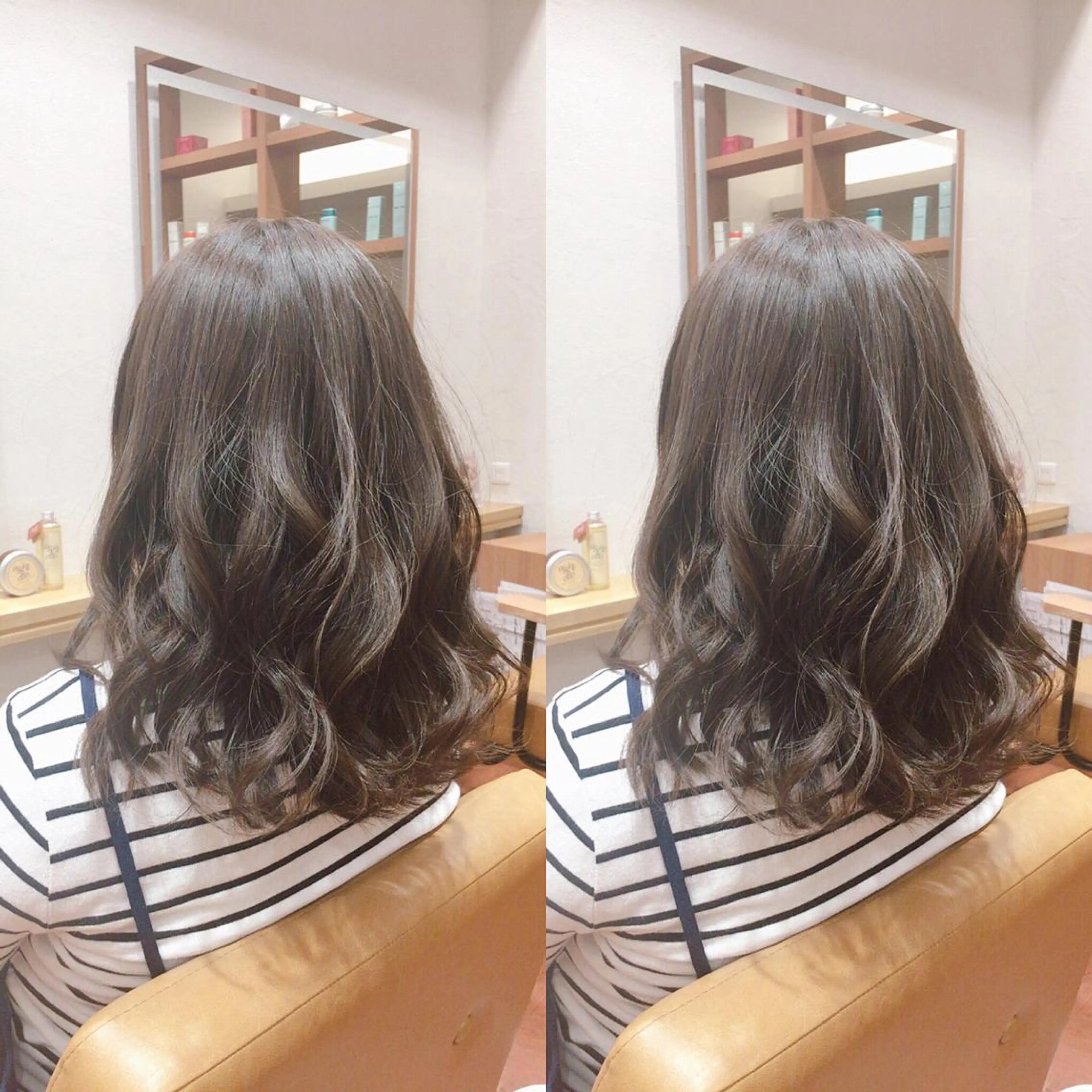 ミディアム カラー ブルーカラー ブルージュ SALOWIN神戸三宮店所属・【美髪を叶える】中谷 彰宏（アキ)のヘアスタイル