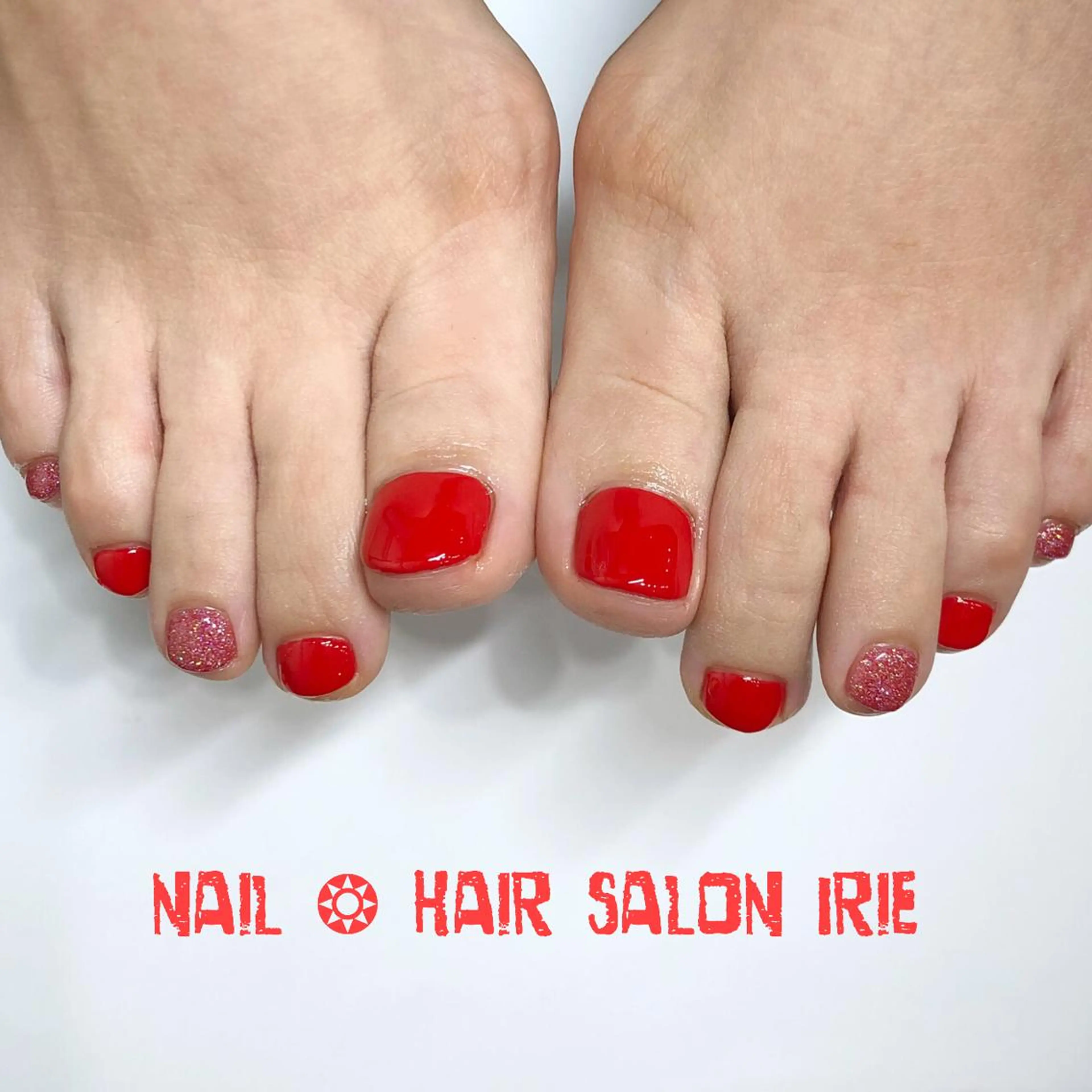 ネイル フットネイル Hair salon Irie所属・與儀 知佳のネイルデザイン