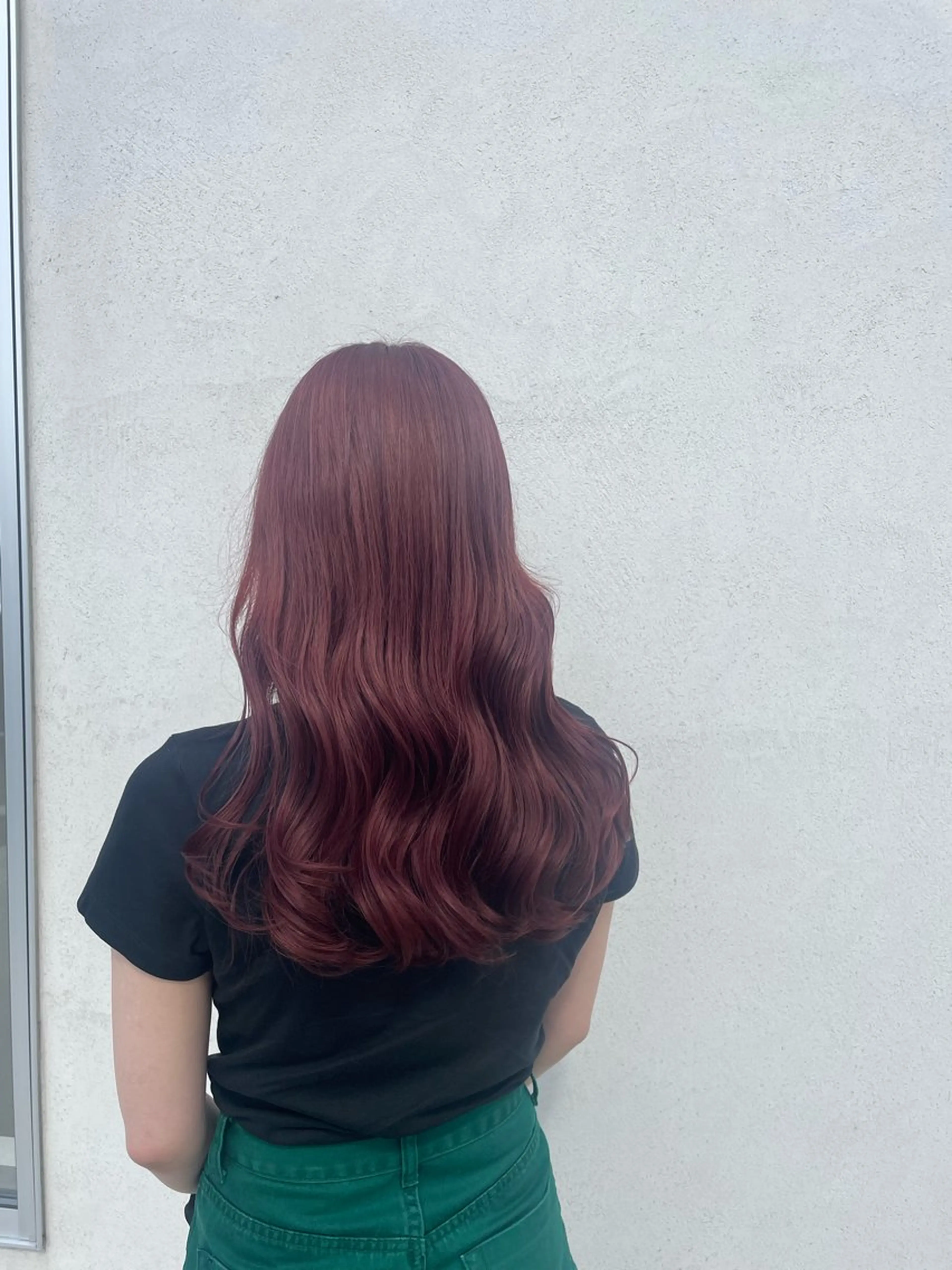 カラー ブリーチ ラベンダーカラー ピンクカラー ピンクラベンダー 栗原 響のヘアスタイル